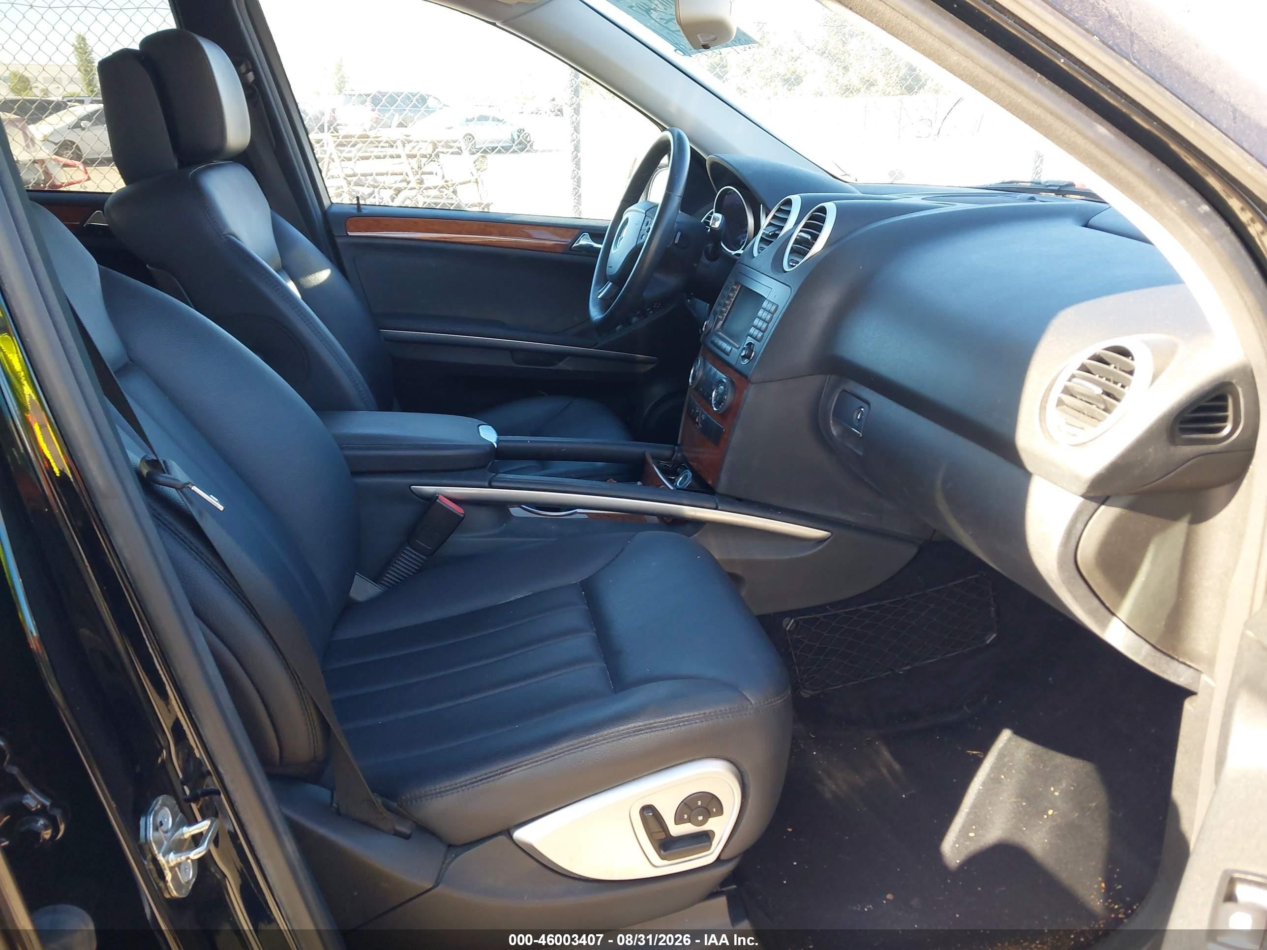 2007 Mercedes-benz Ml 350 4matic Черный vin: 4JGBB86EX7A296326