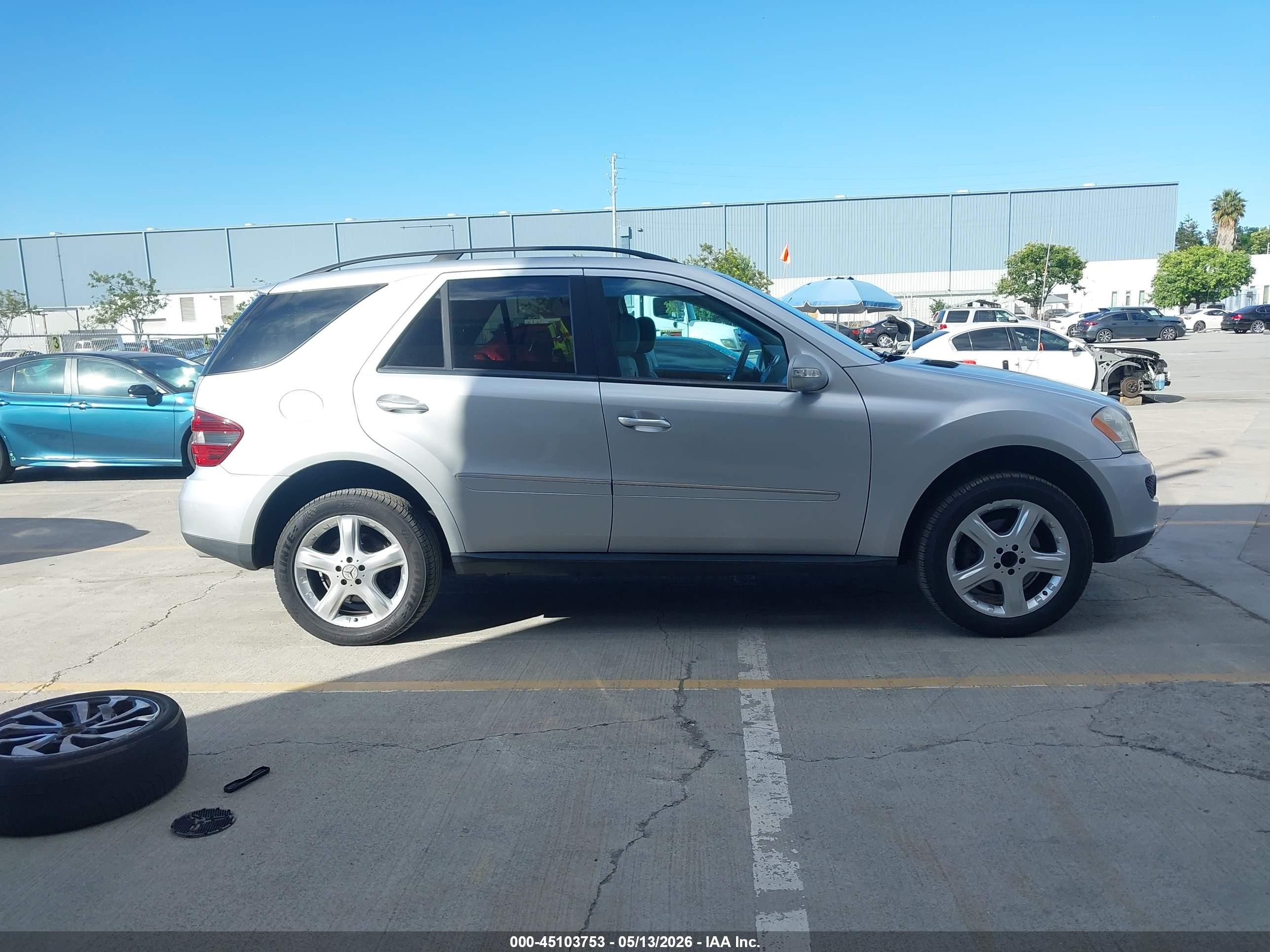 2008 Mercedes-benz Ml 350 4matic Серый vin: 4JGBB86EX8A313174