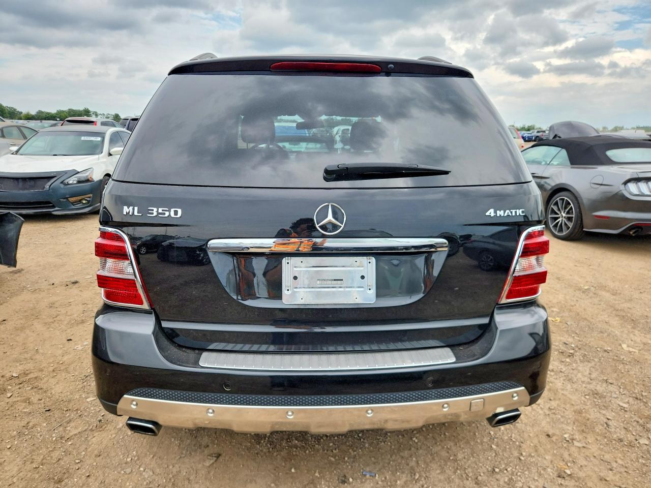 2008 Mercedes-benz Ml 350 Black vin: 4JGBB86EX8A329312
