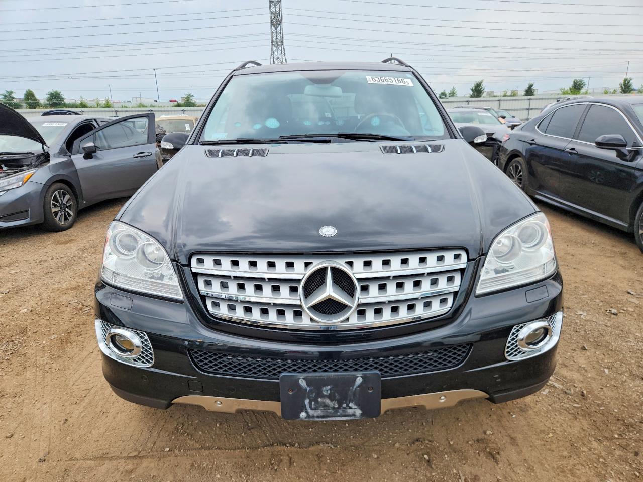 2008 Mercedes-benz Ml 350 Black vin: 4JGBB86EX8A329312