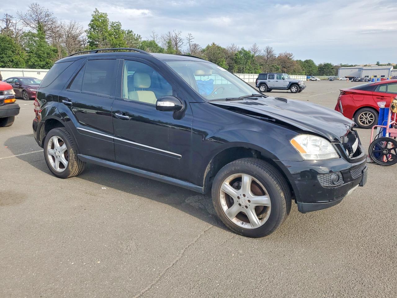 2008 Mercedes-benz Ml 350 Black vin: 4JGBB86EX8A353867