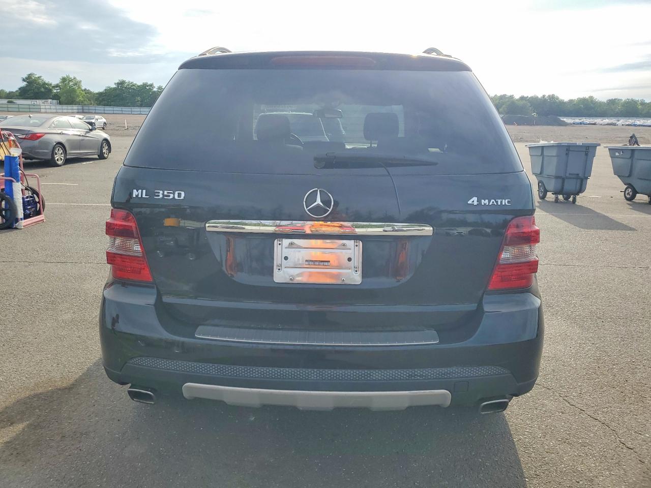 2008 Mercedes-benz Ml 350 Black vin: 4JGBB86EX8A353867