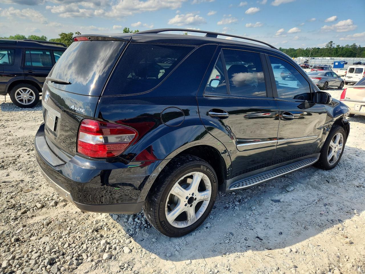 2008 Mercedes-benz Ml 350 Black vin: 4JGBB86EX8A424775