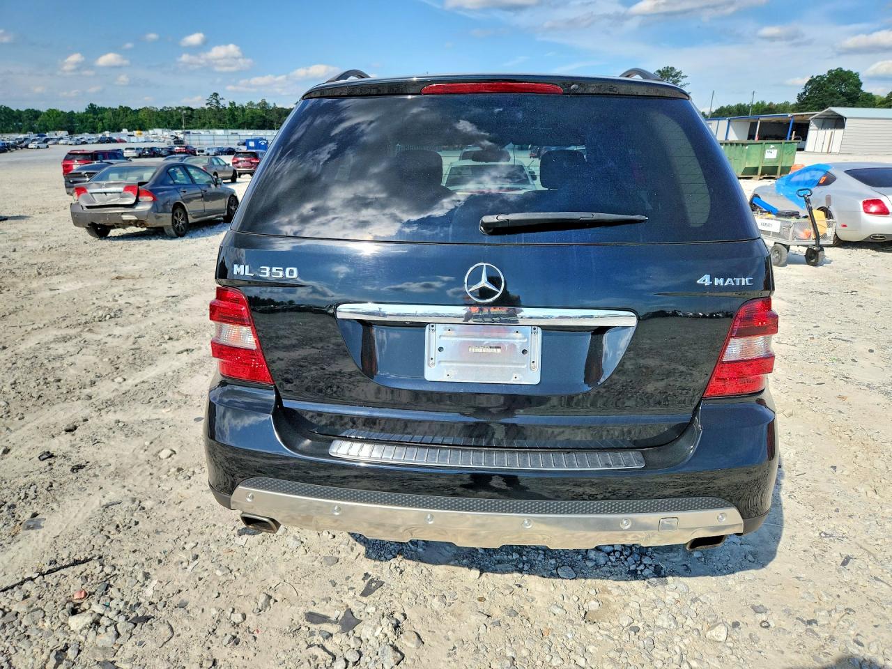 2008 Mercedes-benz Ml 350 Black vin: 4JGBB86EX8A424775