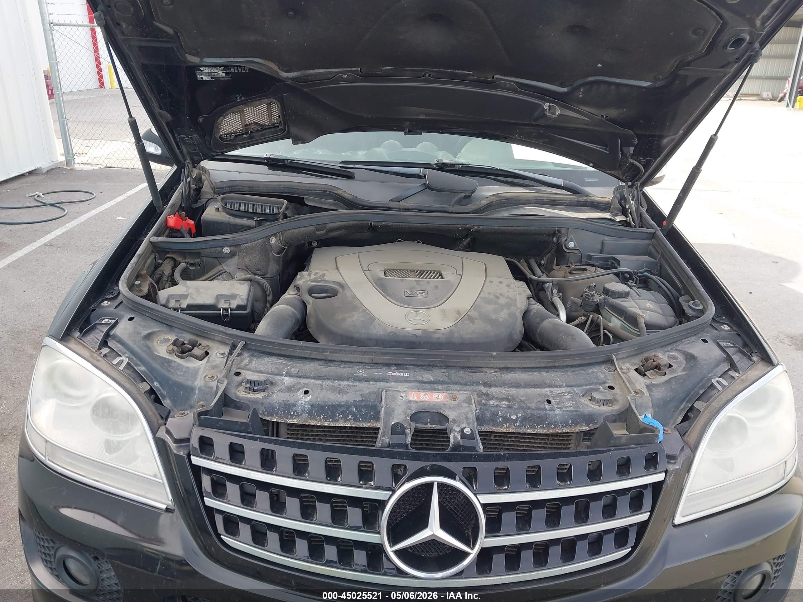 2008 Mercedes-benz Ml 350 4matic Черный vin: 4JGBB86EX8A433380