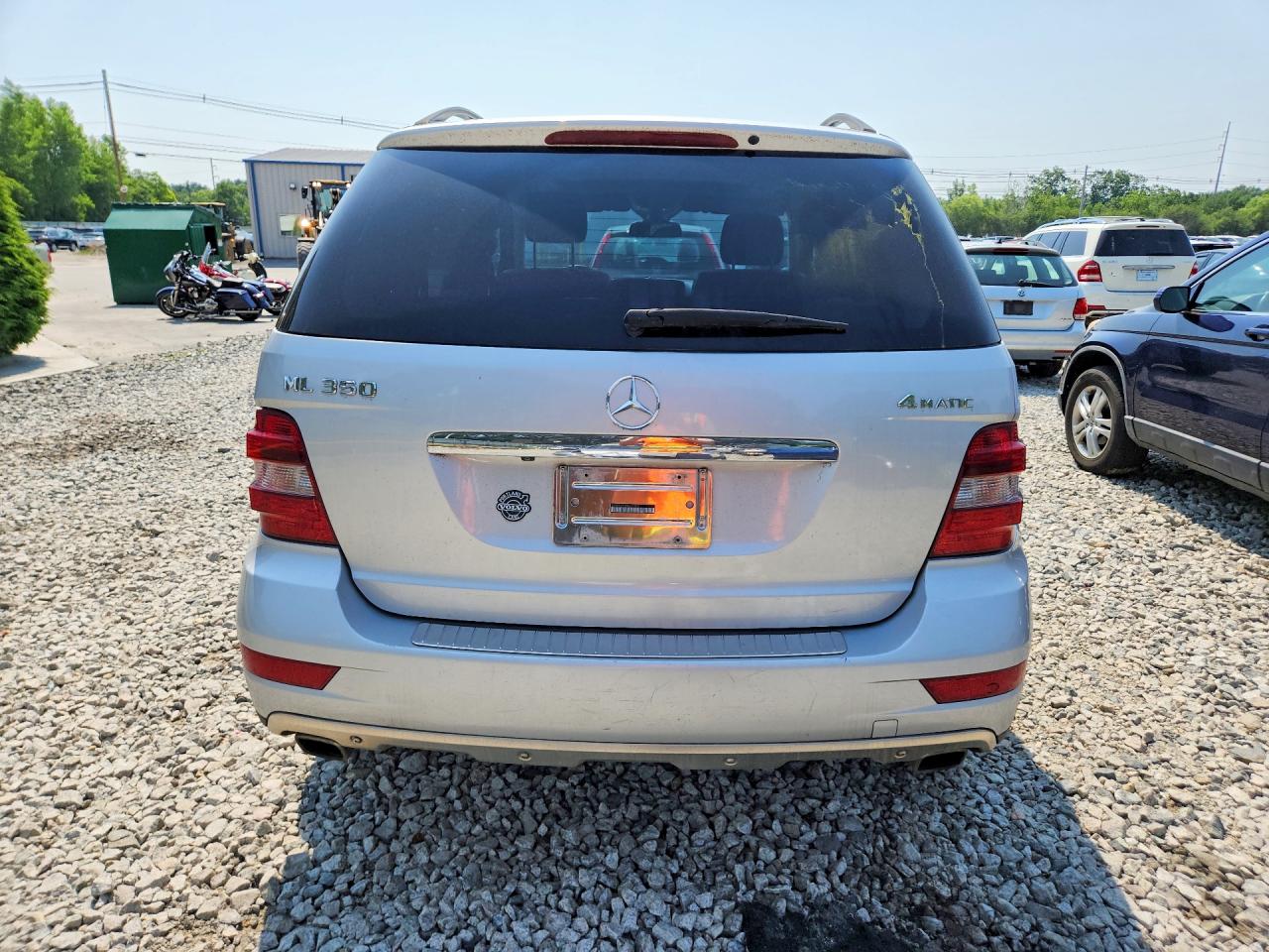 2011 Mercedes-benz Ml 350 4matic Silver vin: 4JGBB8GB1BA627808