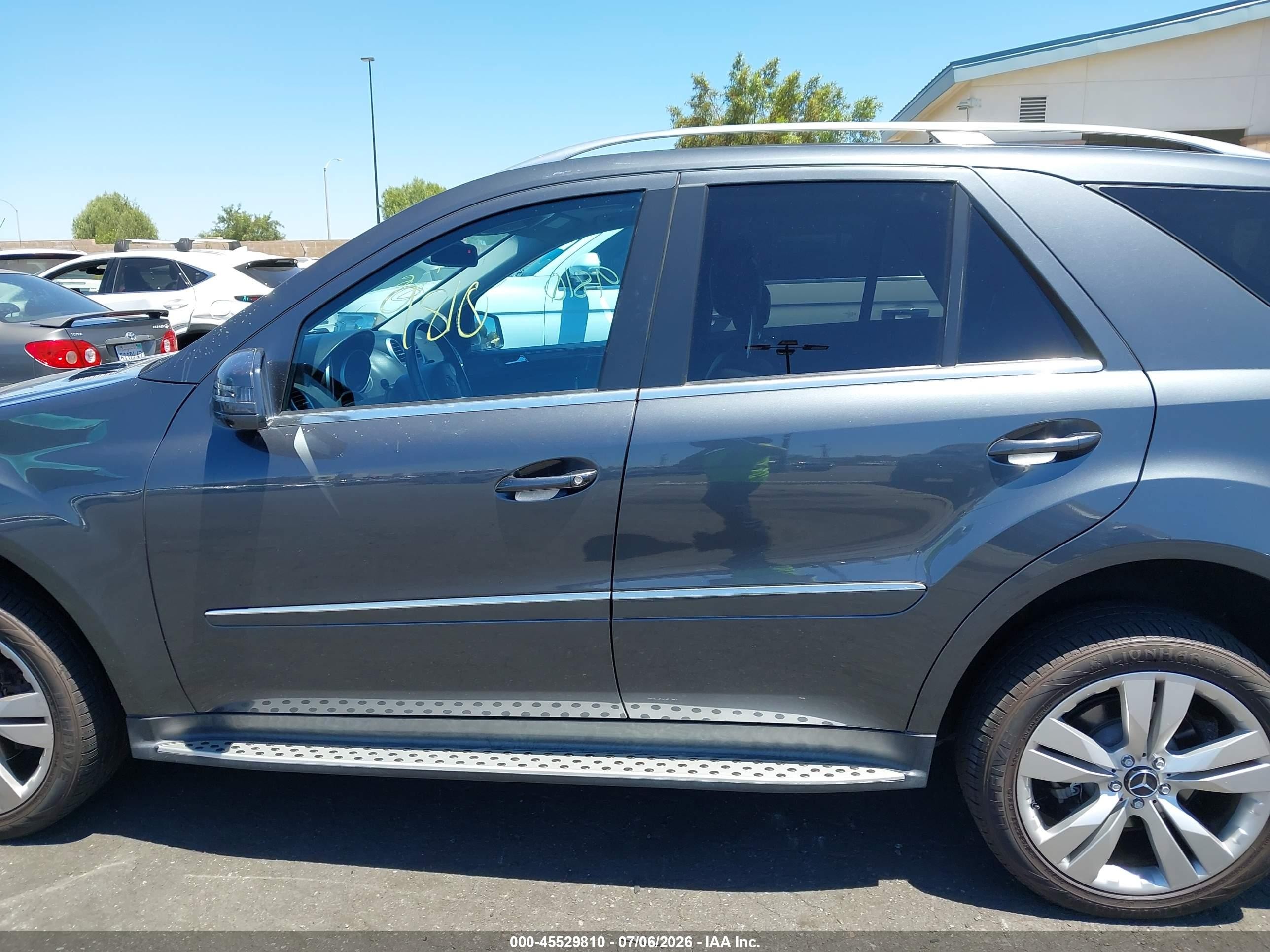 2011 Mercedes-benz Ml 350 4matic Gray vin: 4JGBB8GB6BA637086