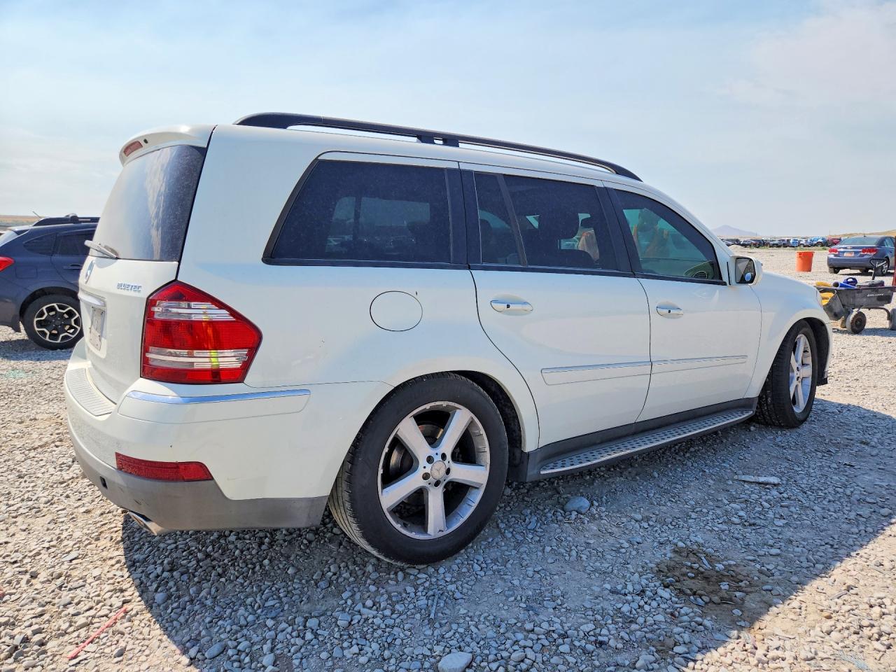 2009 Mercedes-benz Gl White vin: 4JGBF25E19A477014