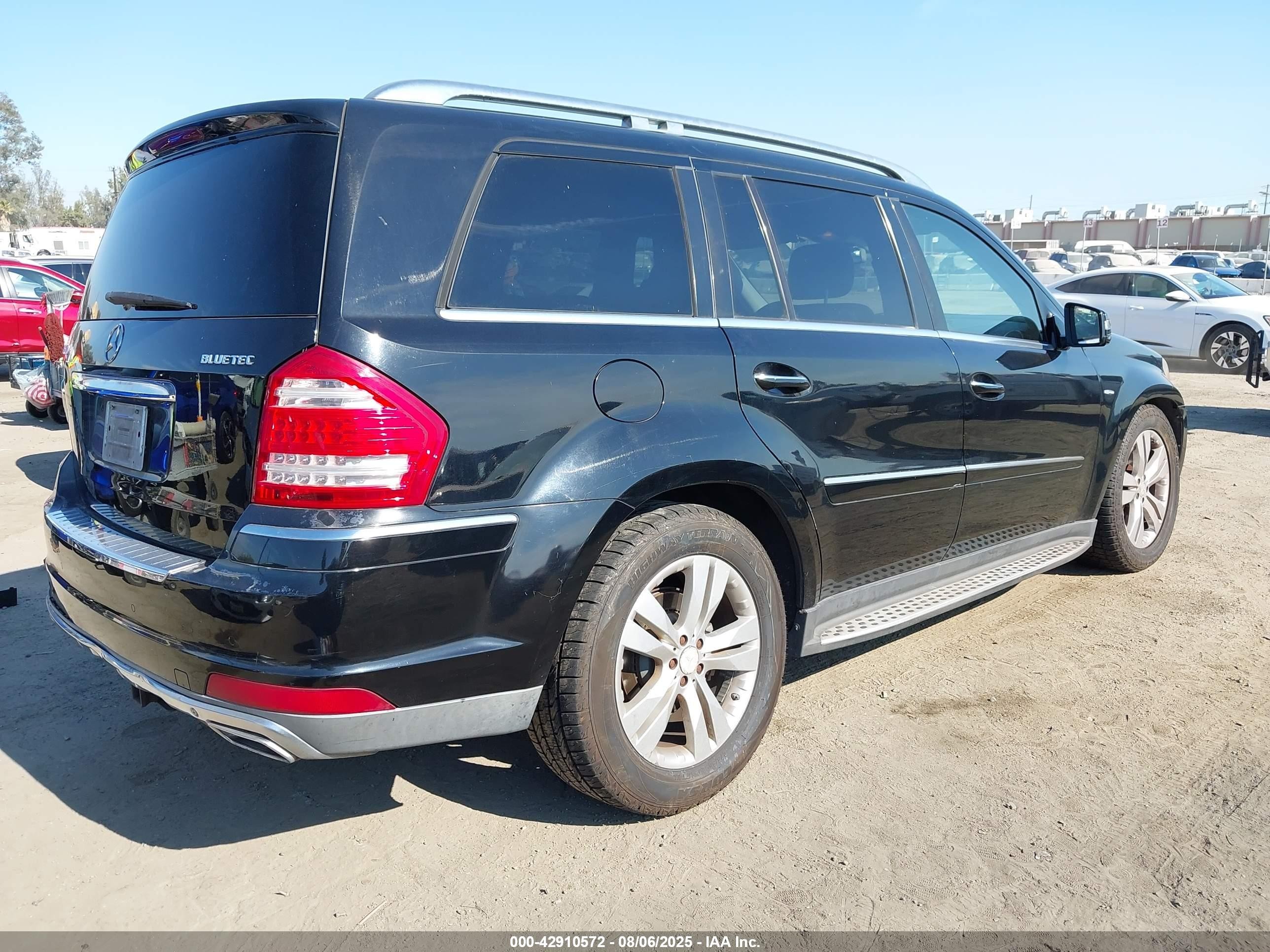 2011 Mercedes-benz Gl 350 Bluetec 4matic Black vin: 4JGBF2FE0BA638053