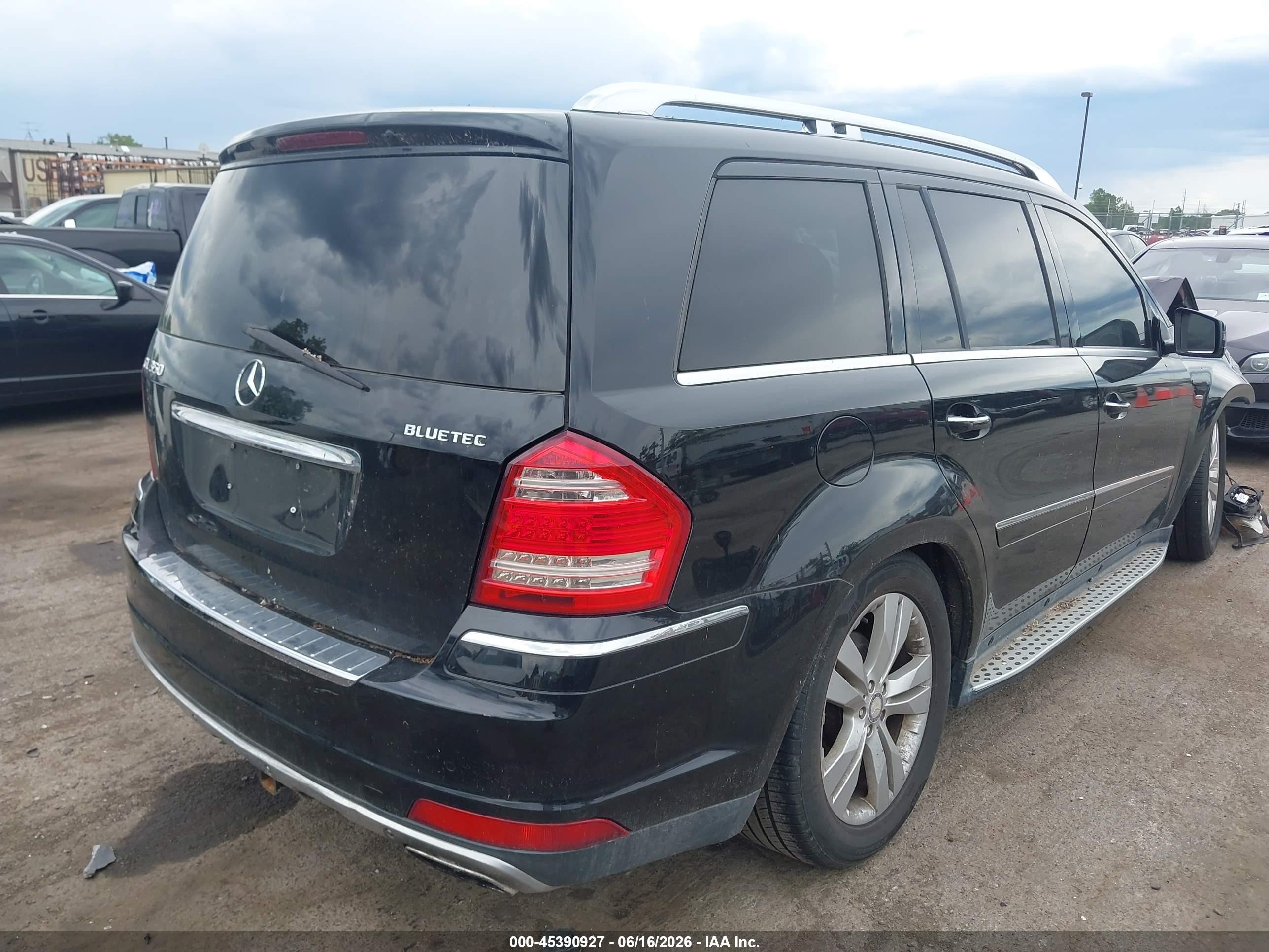 2011 Mercedes-benz Gl 350 Bluetec 4matic Black vin: 4JGBF2FE0BA731686