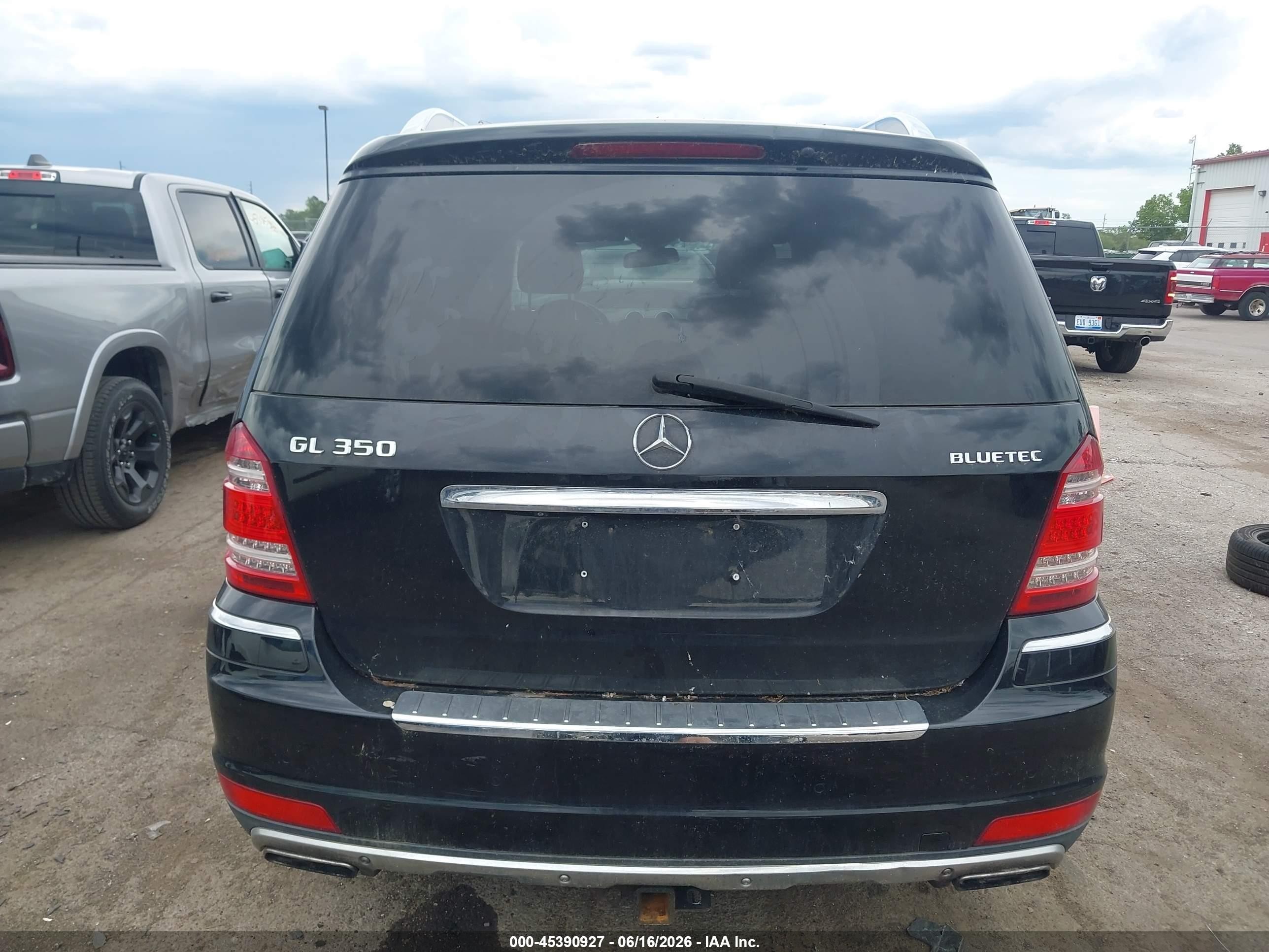 2011 Mercedes-benz Gl 350 Bluetec 4matic Black vin: 4JGBF2FE0BA731686