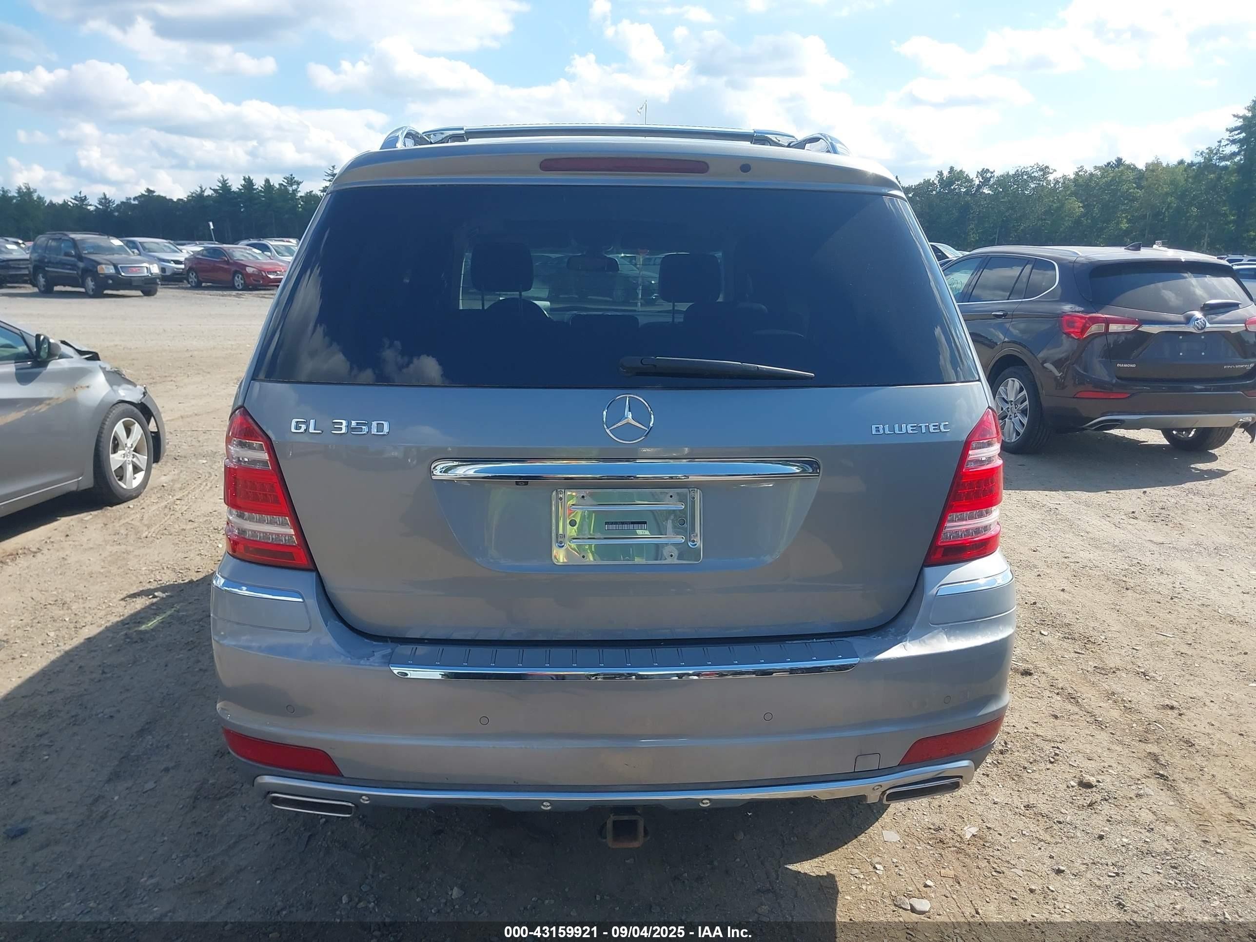 2011 Mercedes-benz Gl 350 Bluetec 4matic Silver vin: 4JGBF2FE0BA732045