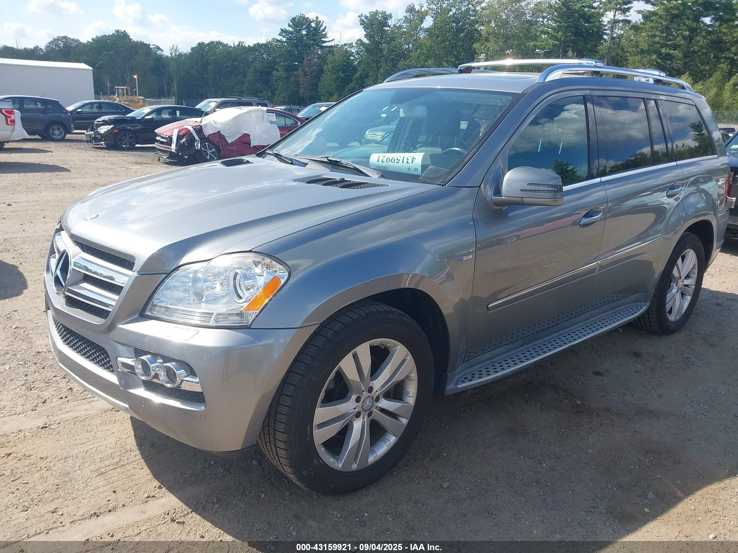 2011 Mercedes-benz Gl 350 Bluetec 4matic Silver vin: 4JGBF2FE0BA732045