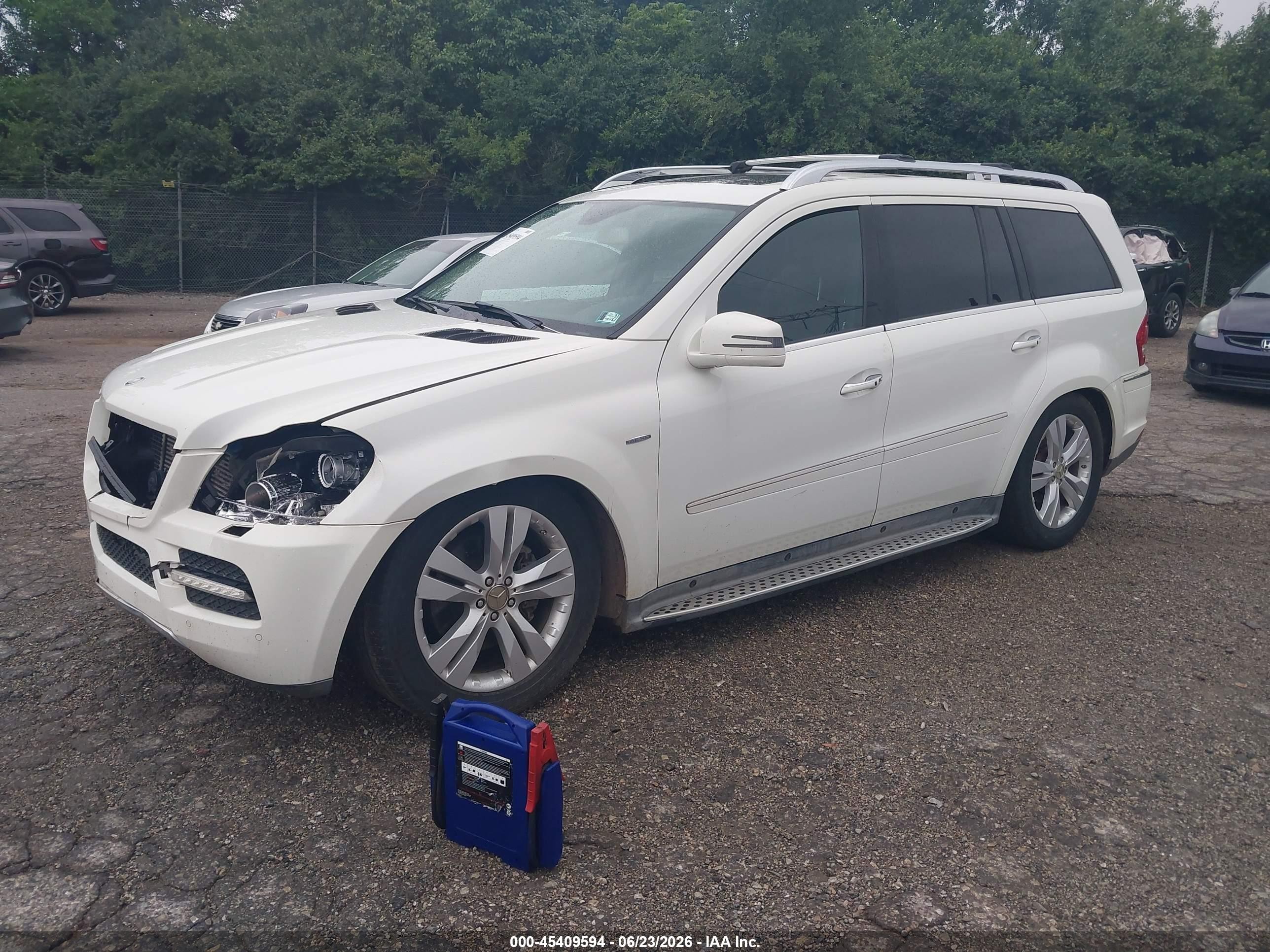 2011 Mercedes-benz Gl 350 Bluetec 4matic White vin: 4JGBF2FE2BA700018