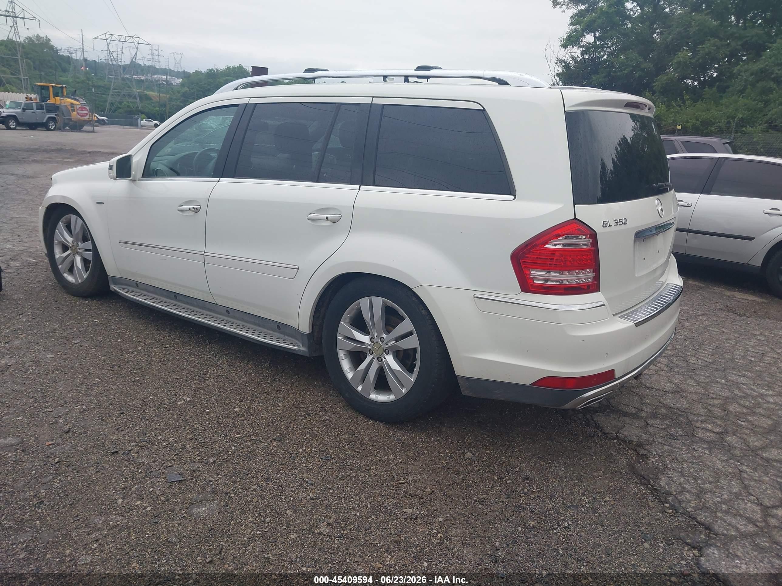 2011 Mercedes-benz Gl 350 Bluetec 4matic White vin: 4JGBF2FE2BA700018
