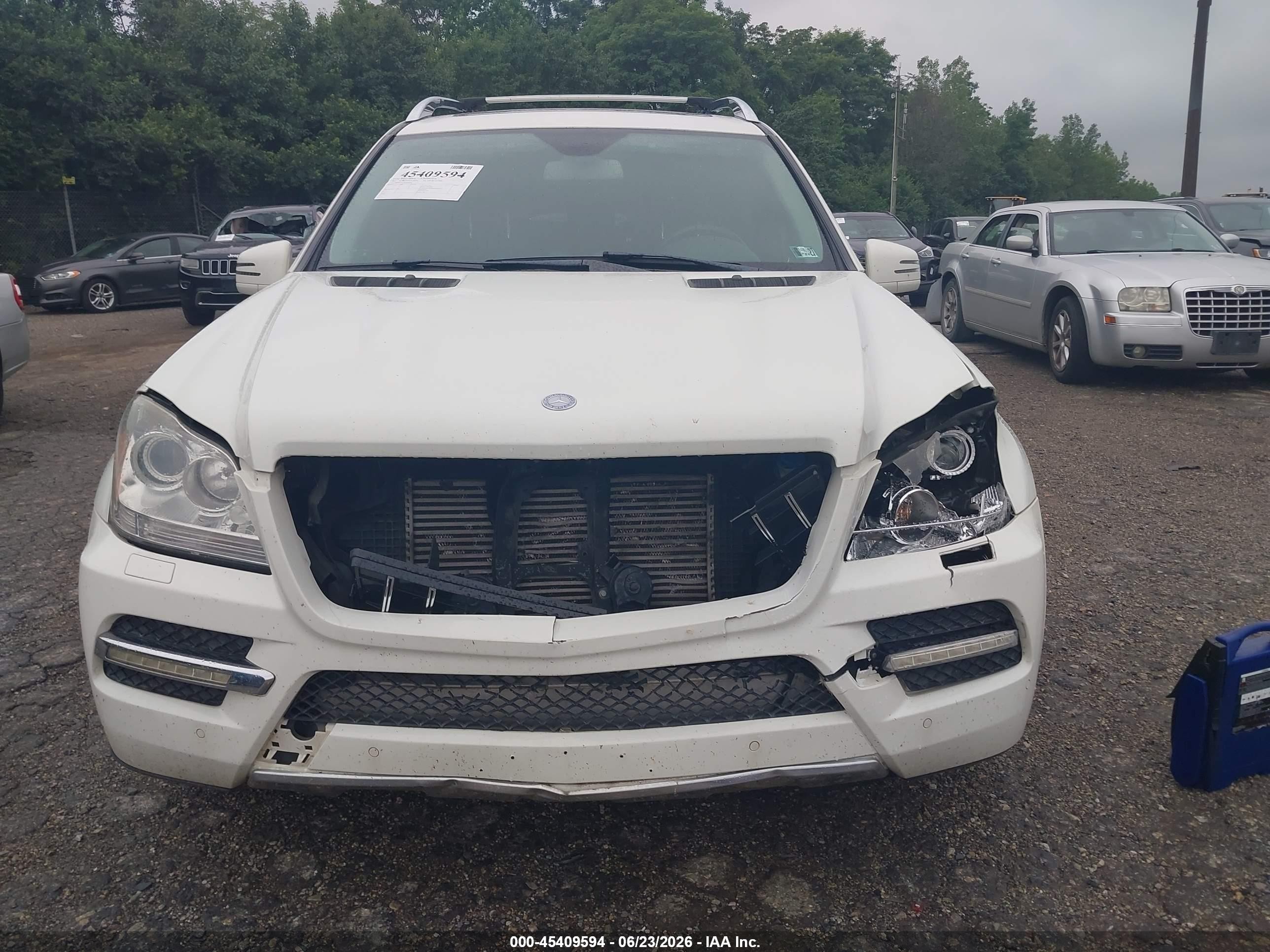 2011 Mercedes-benz Gl 350 Bluetec 4matic White vin: 4JGBF2FE2BA700018
