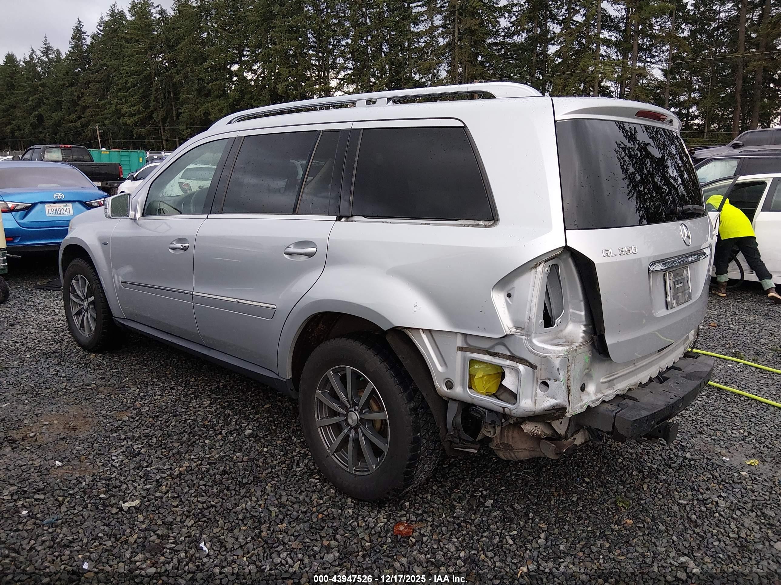 2012 Mercedes-benz Gl 350 Bluetec 4matic Silver vin: 4JGBF2FE2CA769034