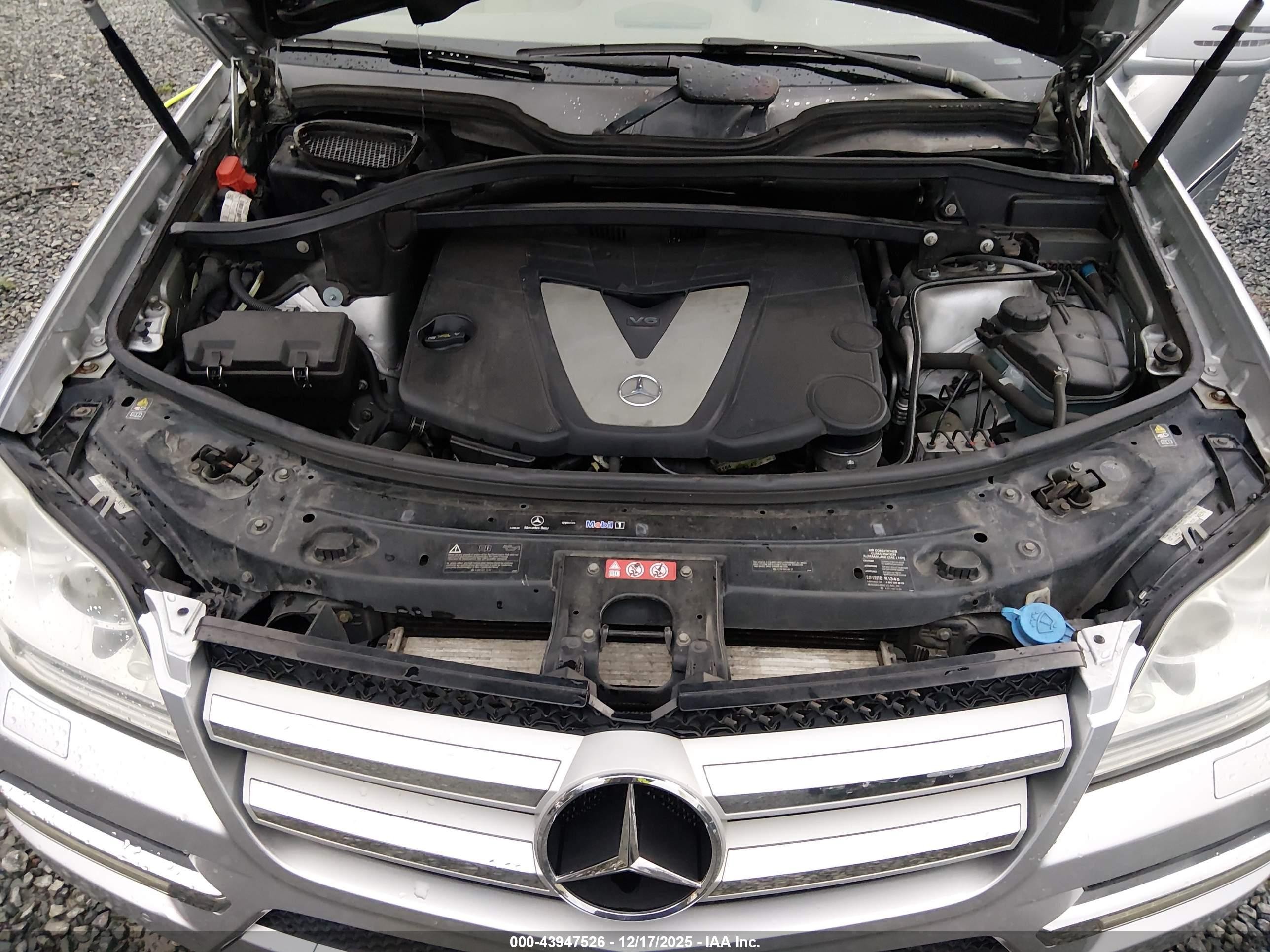 2012 Mercedes-benz Gl 350 Bluetec 4matic Silver vin: 4JGBF2FE2CA769034