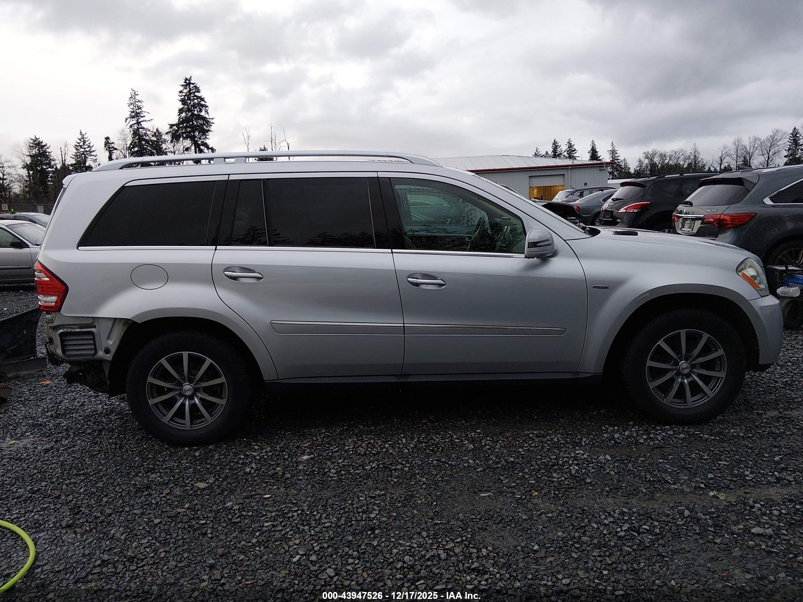2012 Mercedes-benz Gl 350 Bluetec 4matic Silver vin: 4JGBF2FE2CA769034