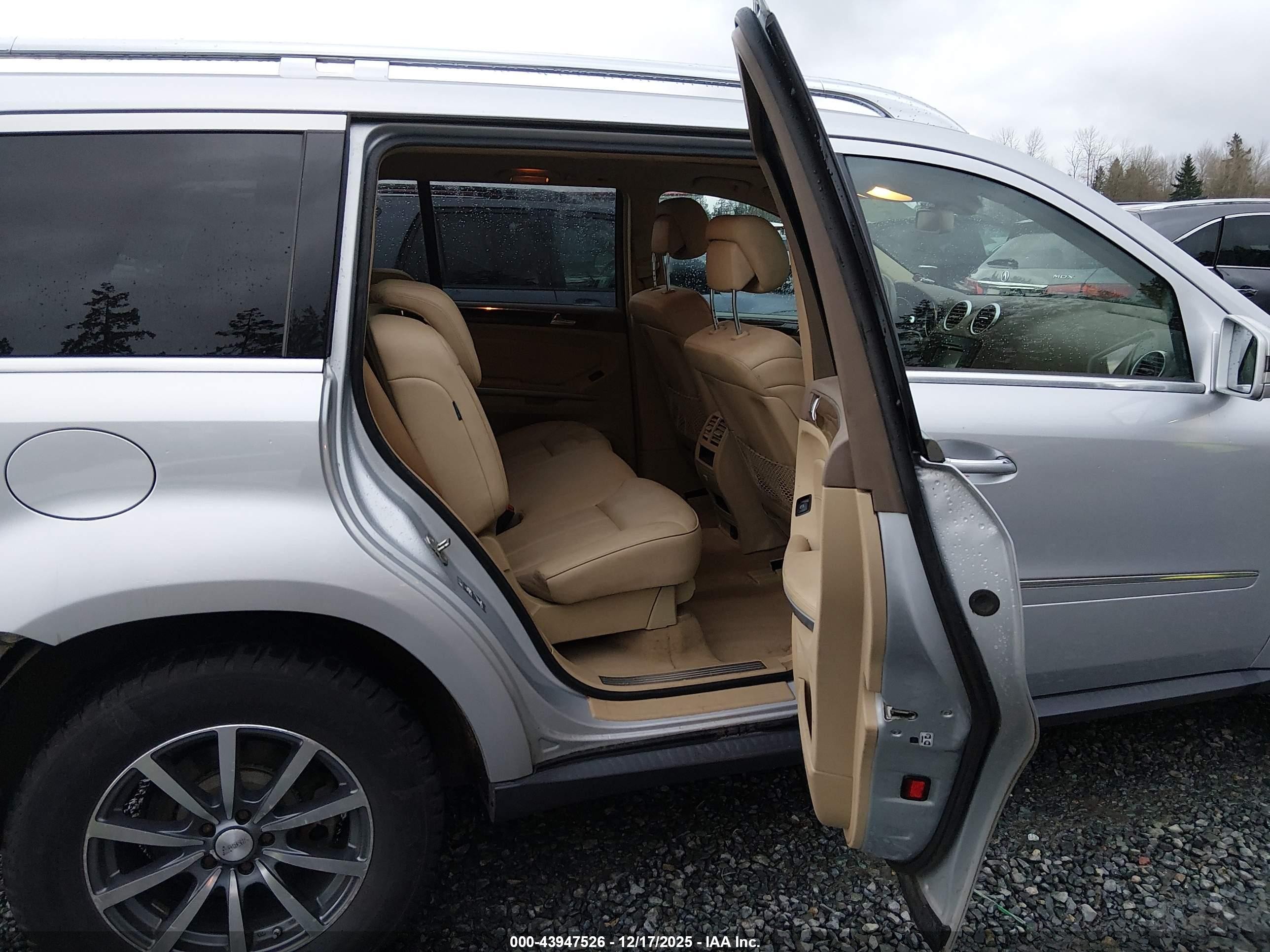 2012 Mercedes-benz Gl 350 Bluetec 4matic Silver vin: 4JGBF2FE2CA769034