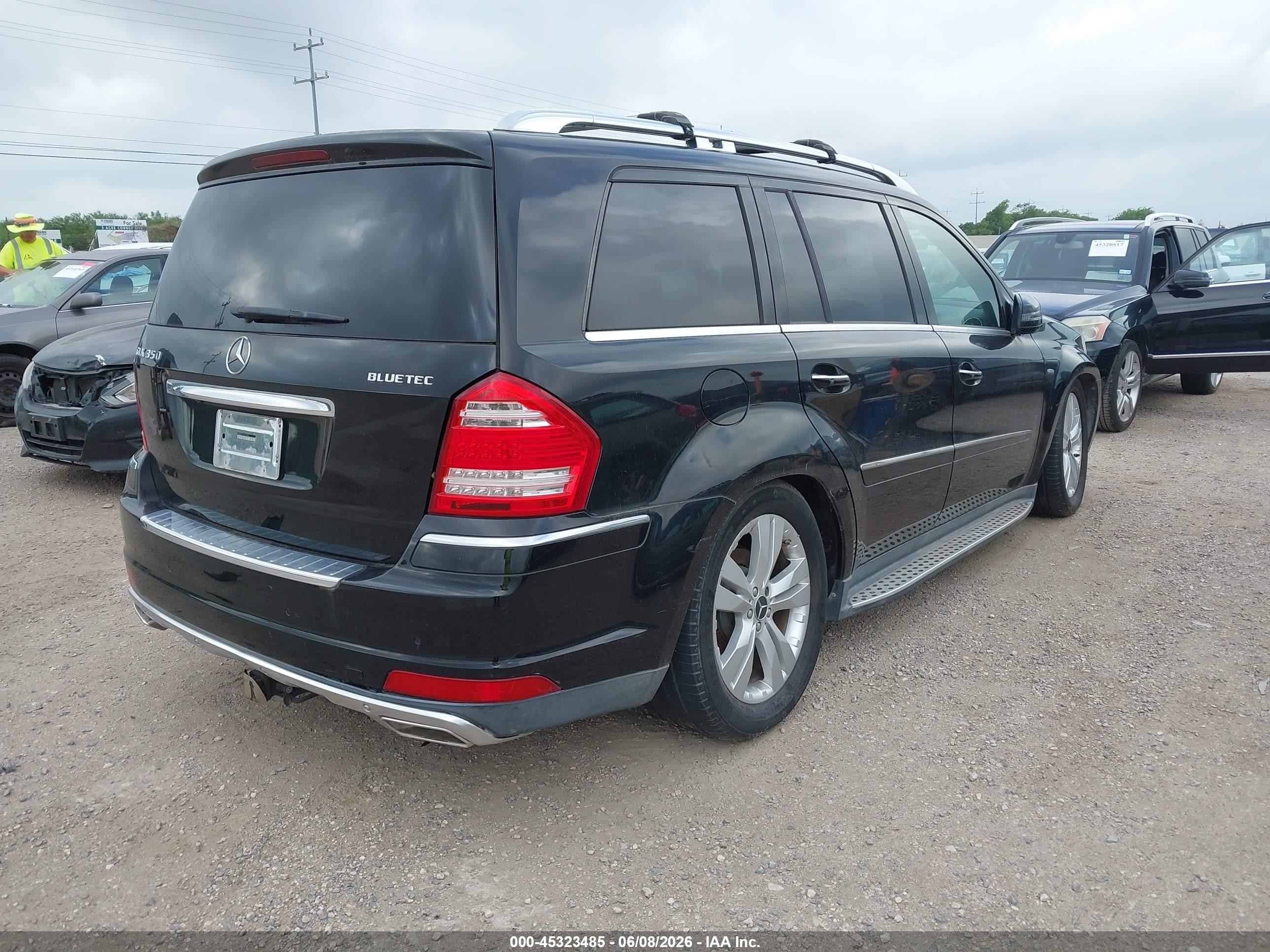 2012 Mercedes-benz Gl 350 Bluetec 4matic Черный vin: 4JGBF2FE2CA771091