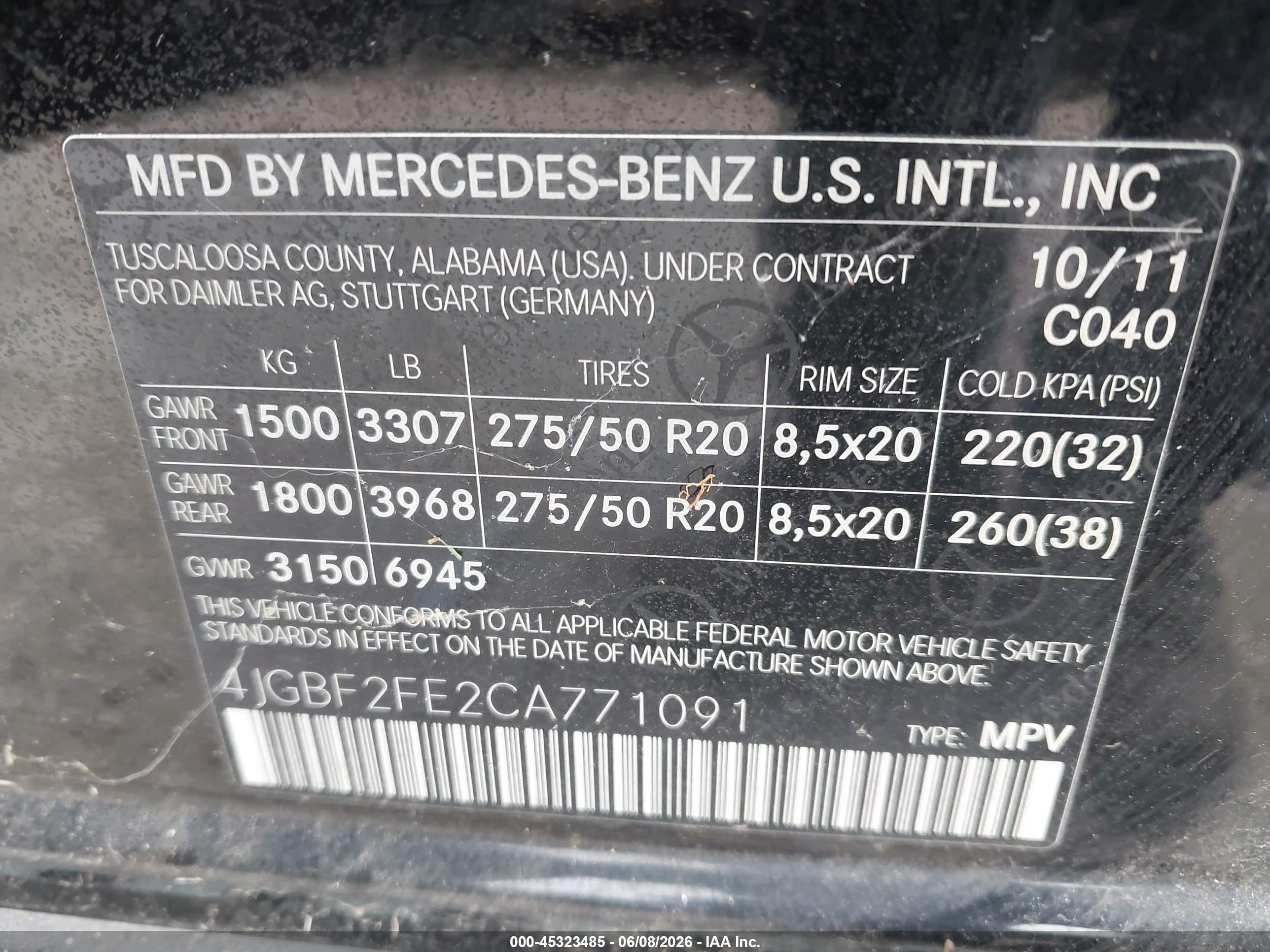 2012 Mercedes-benz Gl 350 Bluetec 4matic Черный vin: 4JGBF2FE2CA771091