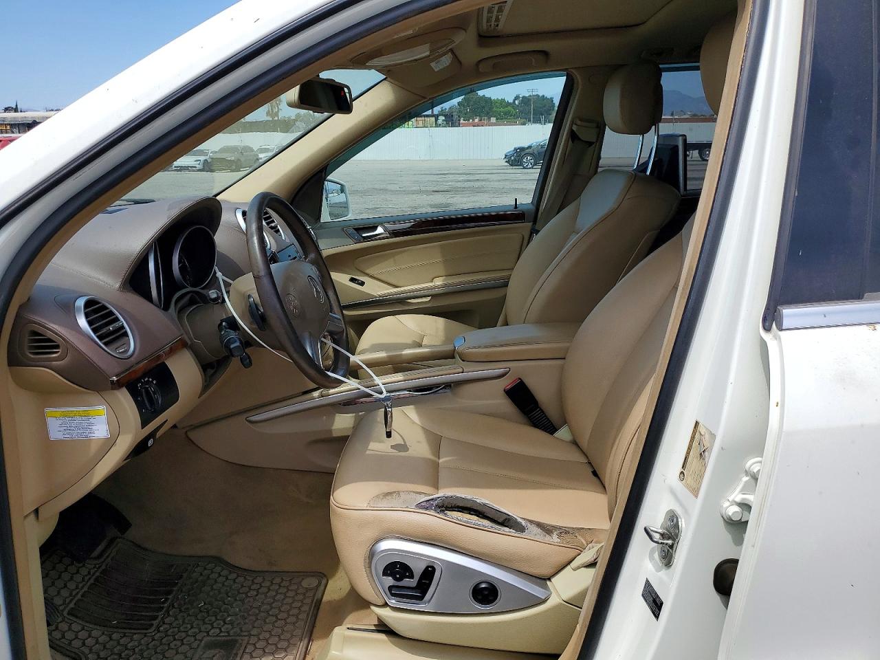 2012 Mercedes-benz Gl 350 Bluetec White vin: 4JGBF2FE2CA784164