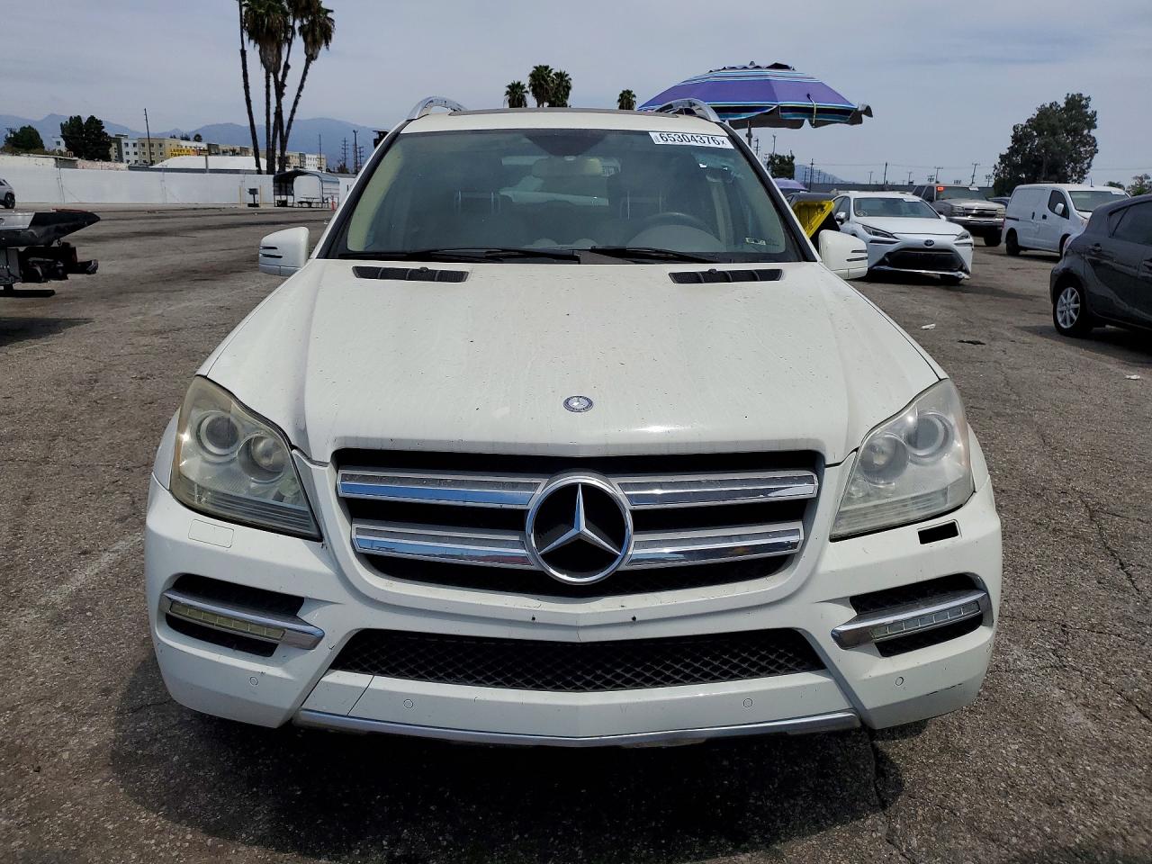 2012 Mercedes-benz Gl 350 Bluetec White vin: 4JGBF2FE2CA784164