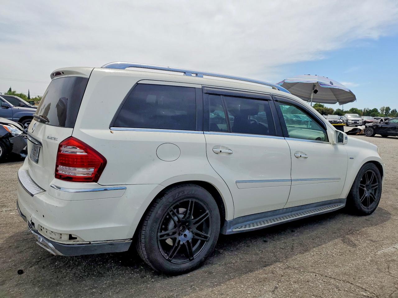 2012 Mercedes-benz Gl 350 Bluetec White vin: 4JGBF2FE2CA784164