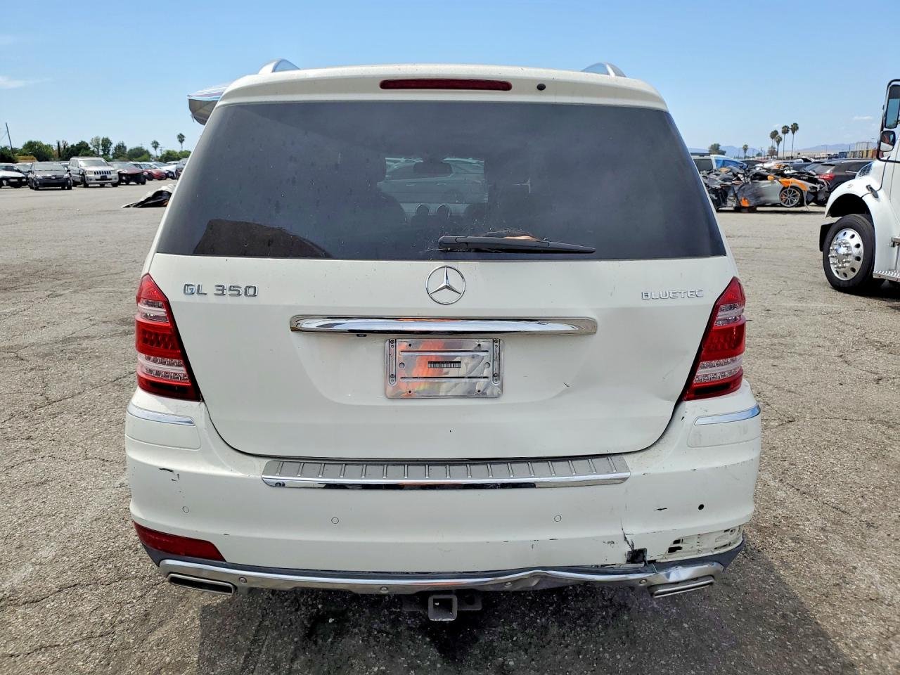 2012 Mercedes-benz Gl 350 Bluetec White vin: 4JGBF2FE2CA784164