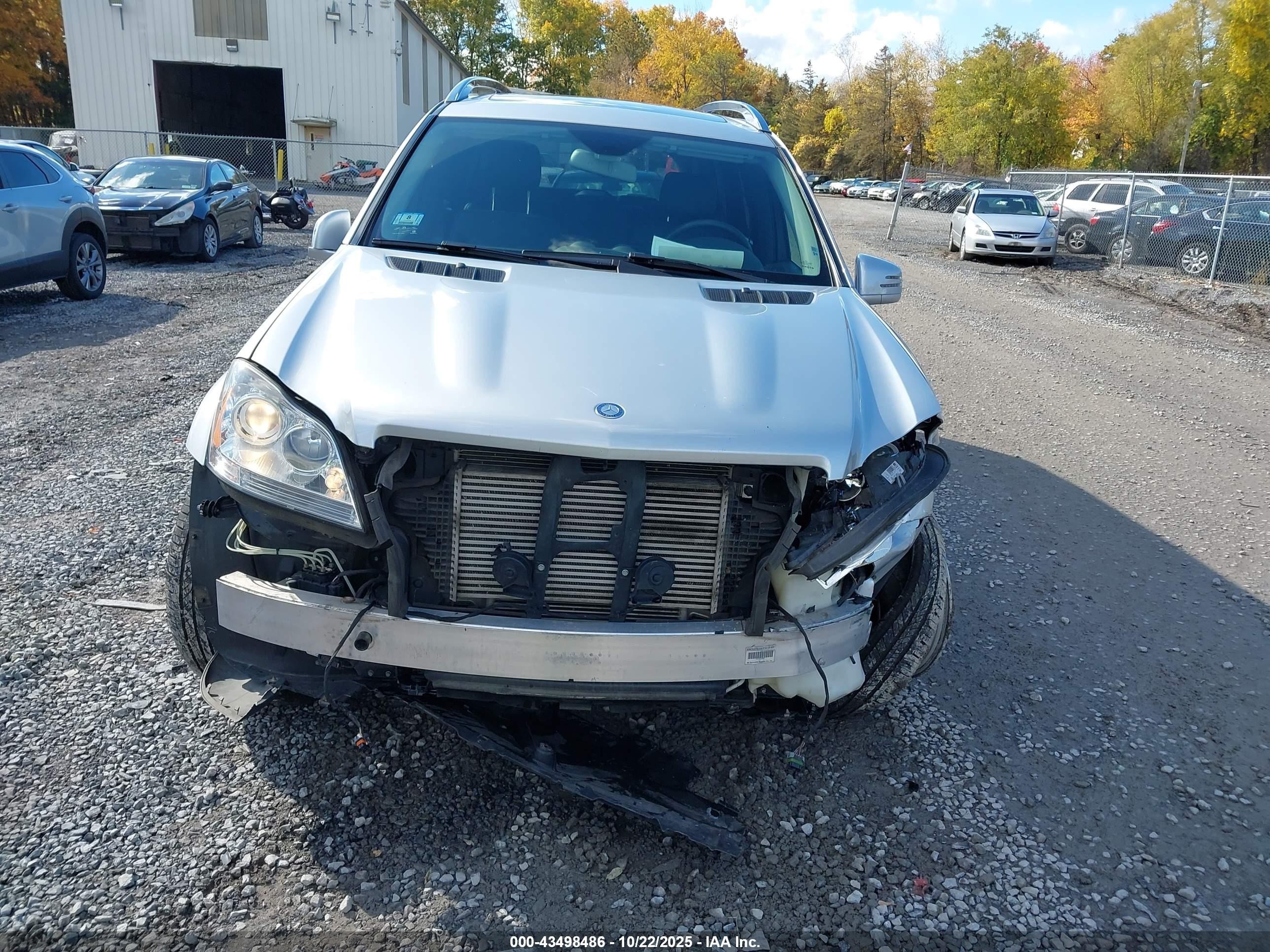 2011 Mercedes-benz Gl 350 Bluetec 4matic Silver vin: 4JGBF2FE4BA674974