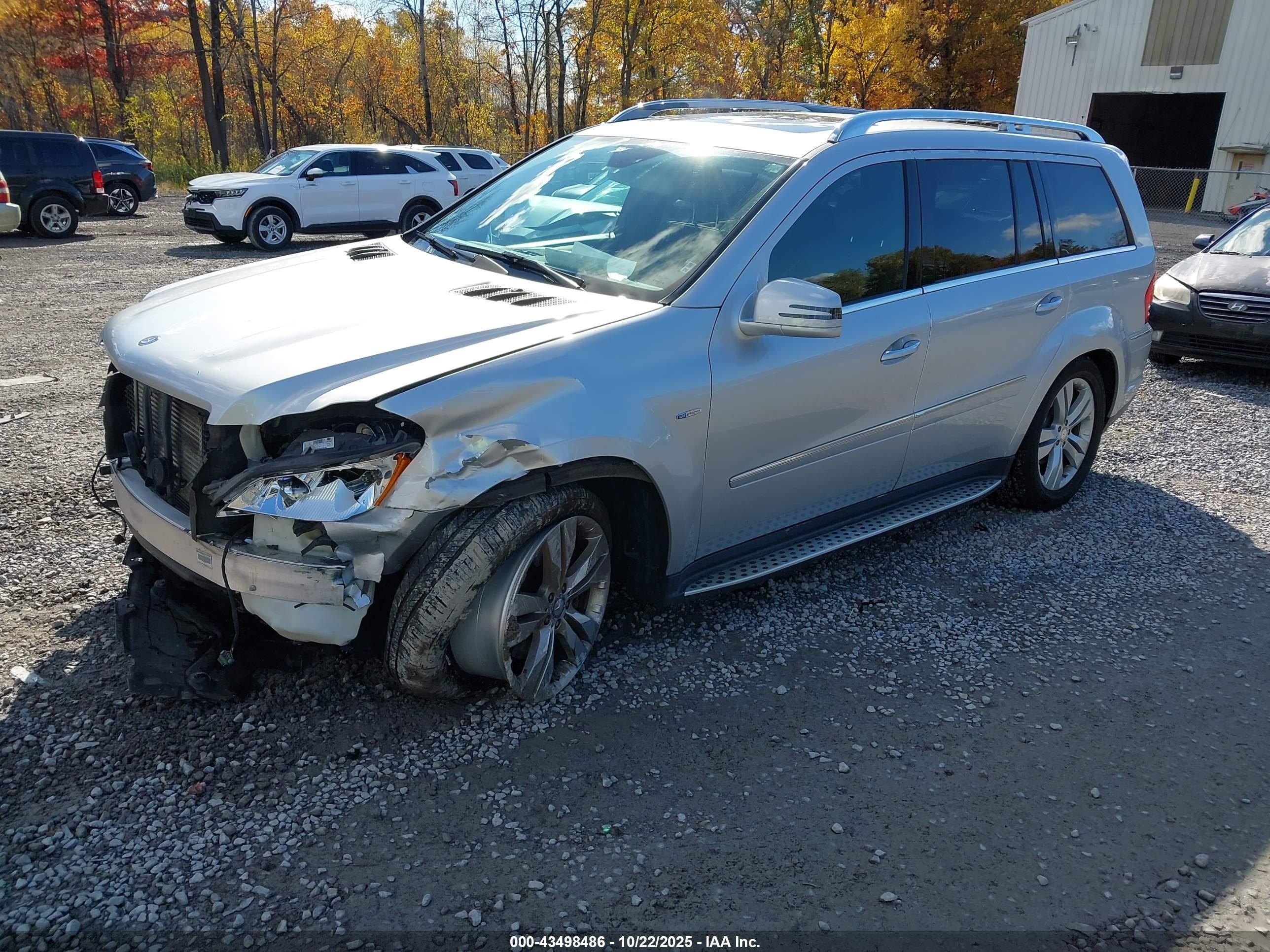 2011 Mercedes-benz Gl 350 Bluetec 4matic Silver vin: 4JGBF2FE4BA674974