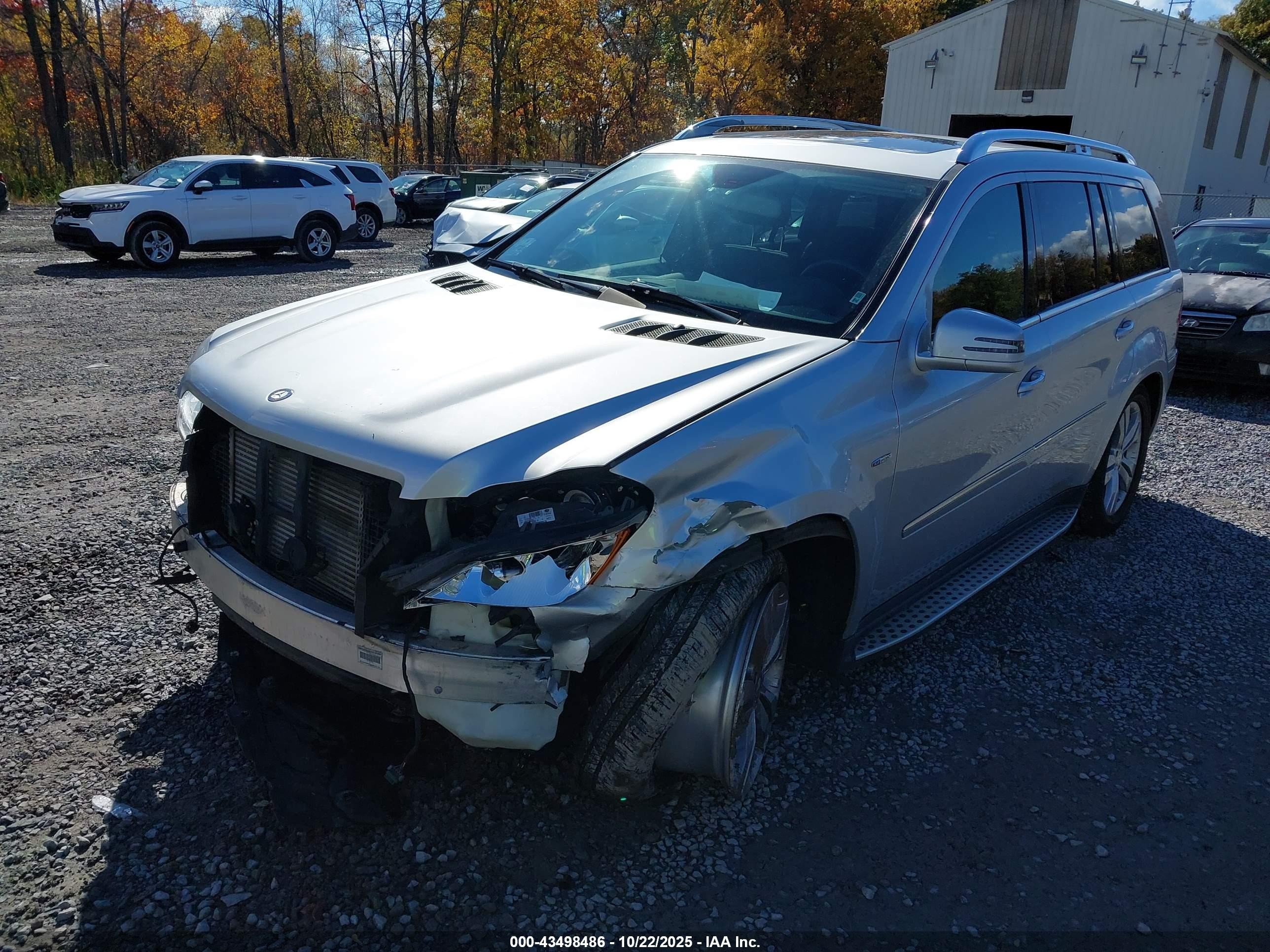 2011 Mercedes-benz Gl 350 Bluetec 4matic Silver vin: 4JGBF2FE4BA674974