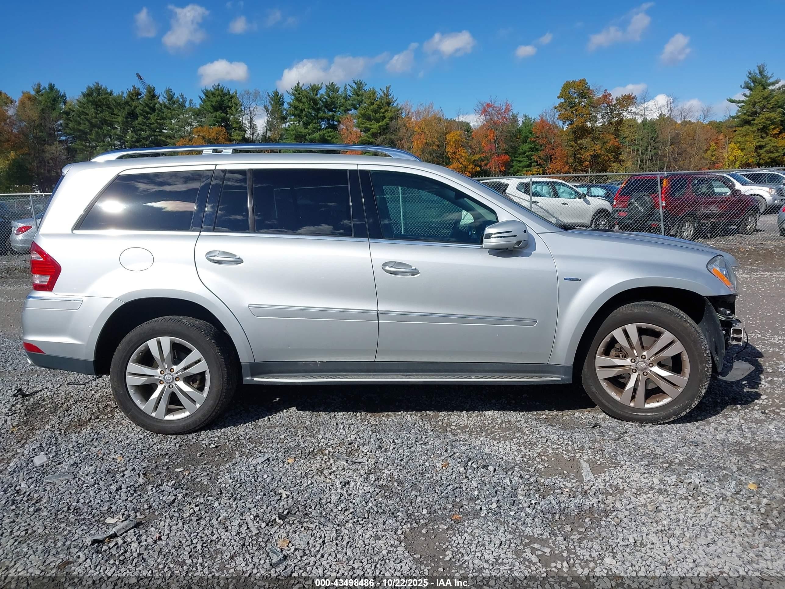 2011 Mercedes-benz Gl 350 Bluetec 4matic Silver vin: 4JGBF2FE4BA674974