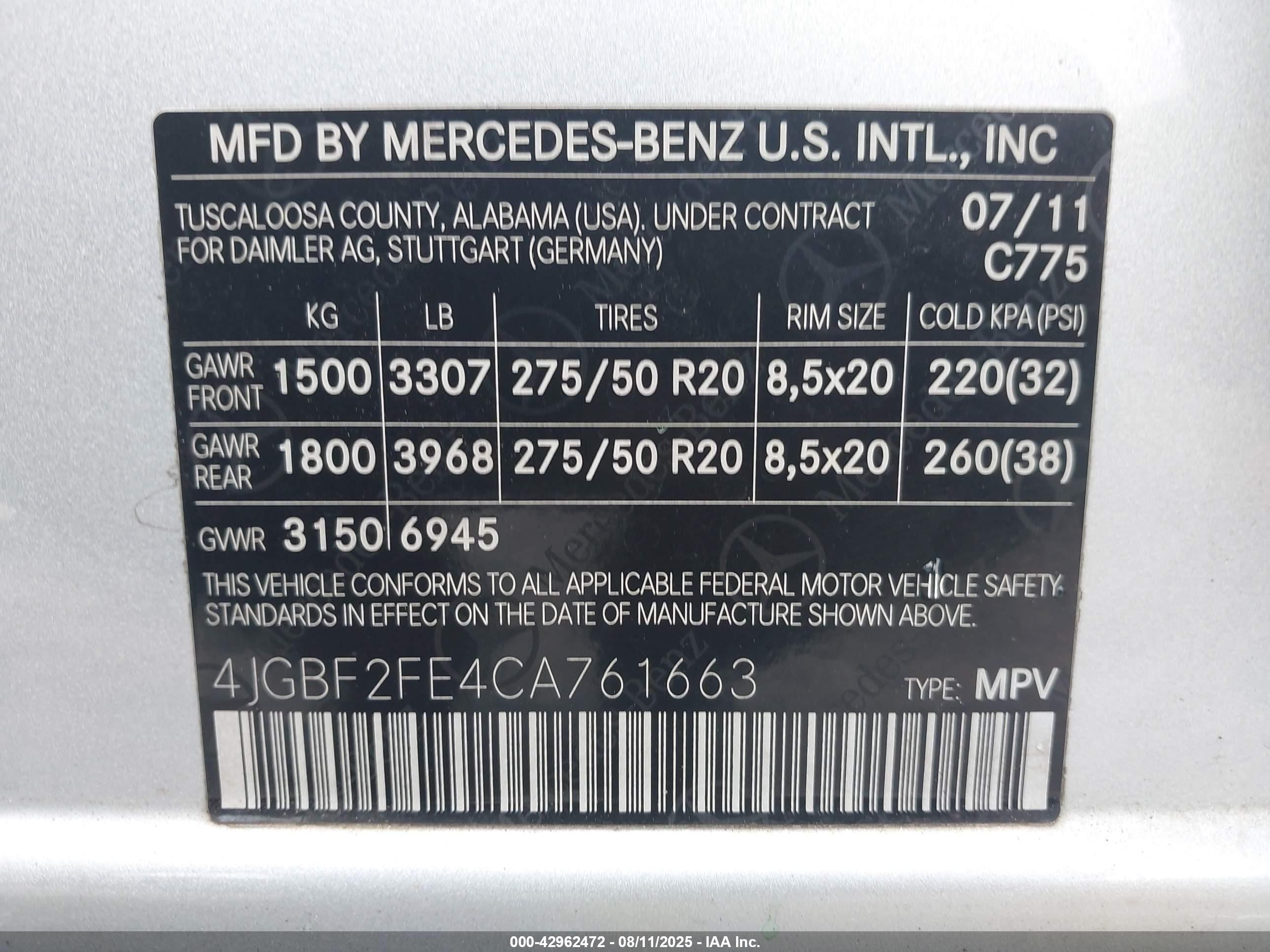 2012 Mercedes-benz Gl 350 Bluetec 4matic Серебряный vin: 4JGBF2FE4CA761663