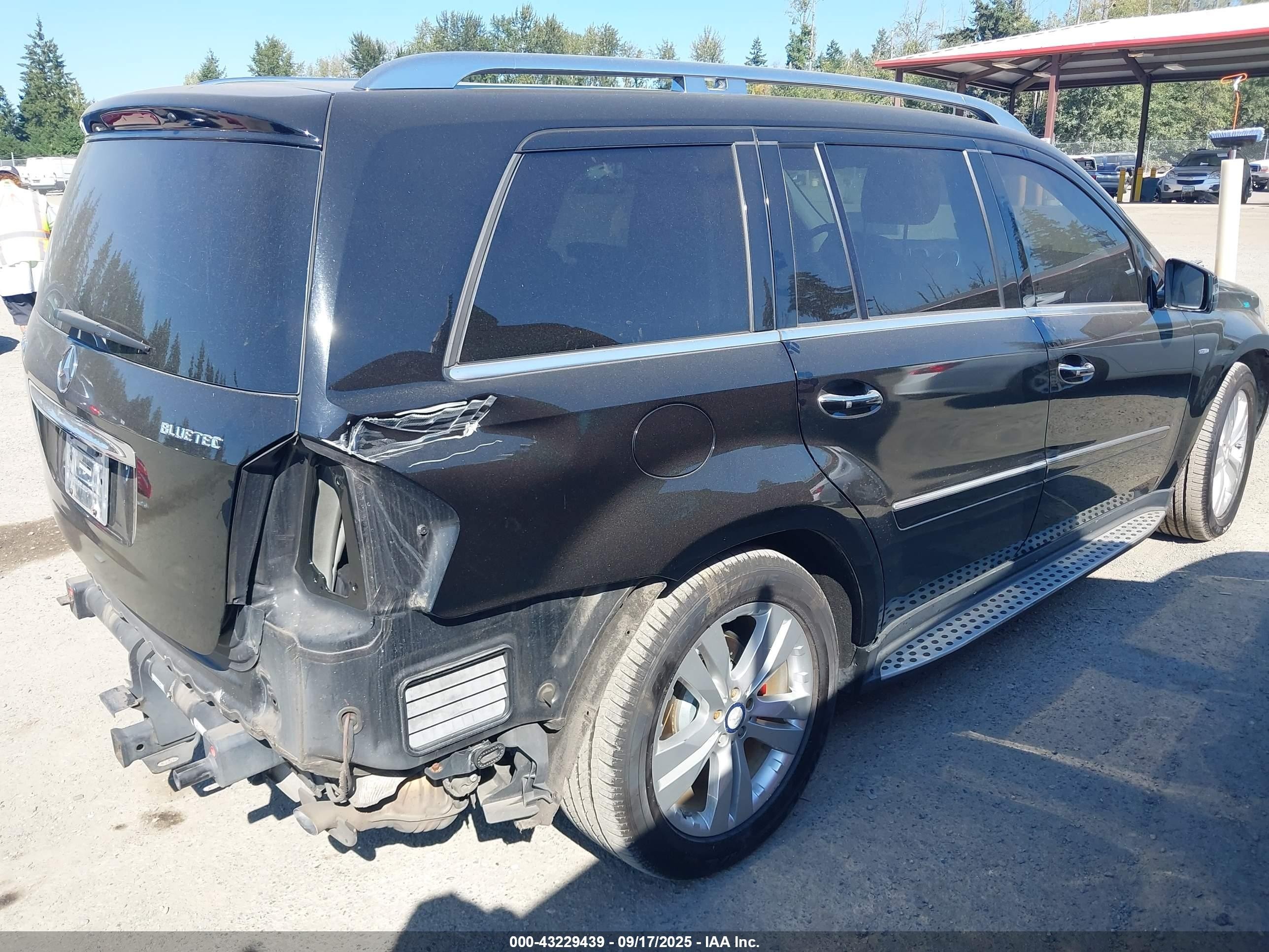 2011 Mercedes-benz Gl 350 Bluetec 4matic Black vin: 4JGBF2FE5BA746930
