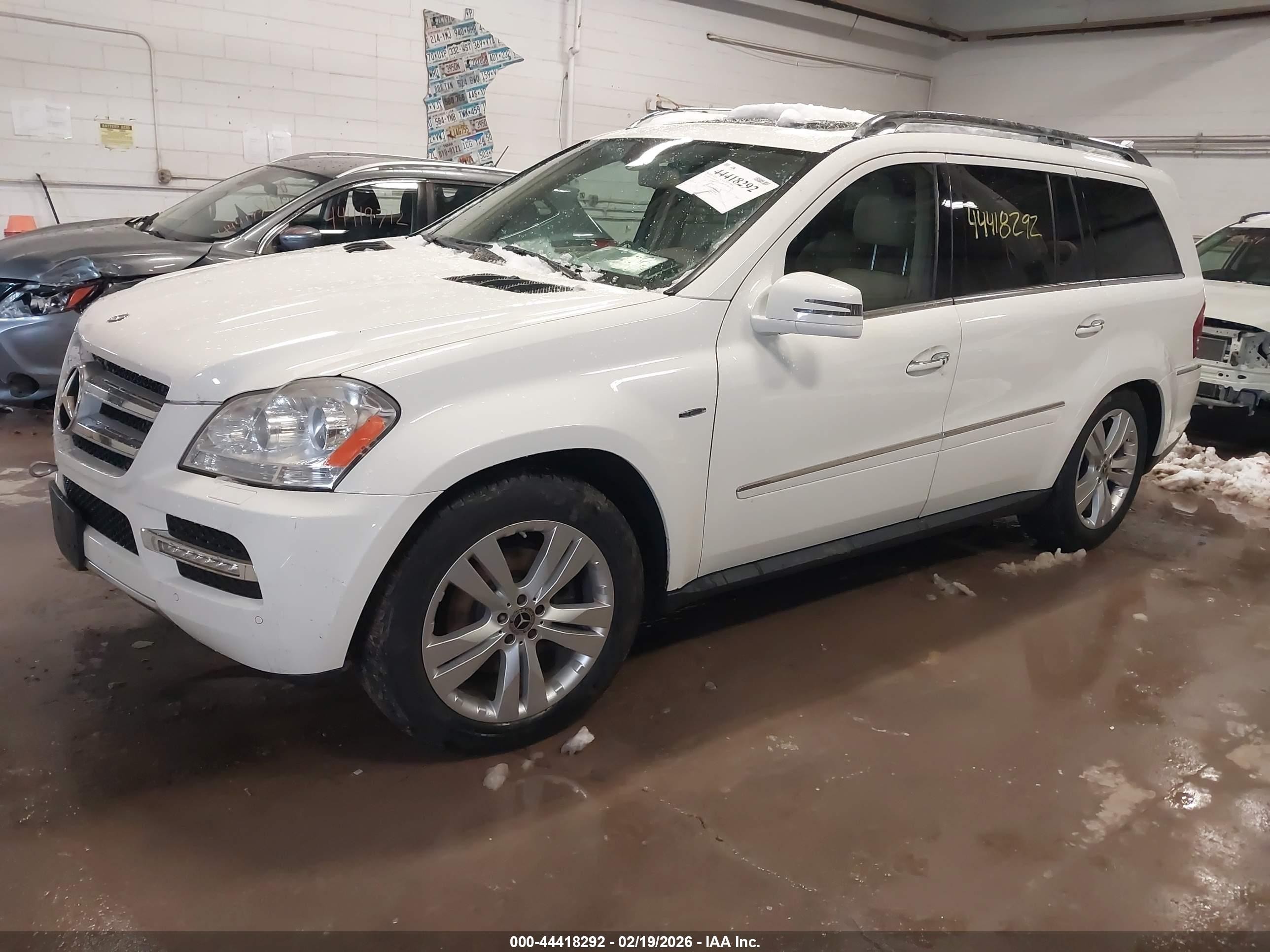 2012 Mercedes-benz Gl 350 Bluetec 4matic White vin: 4JGBF2FE5CA790069