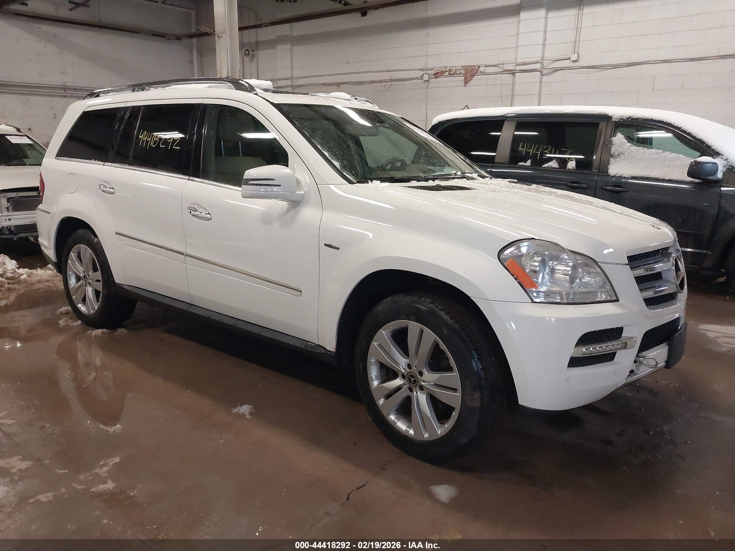 2012 Mercedes-benz Gl 350 Bluetec 4matic White vin: 4JGBF2FE5CA790069