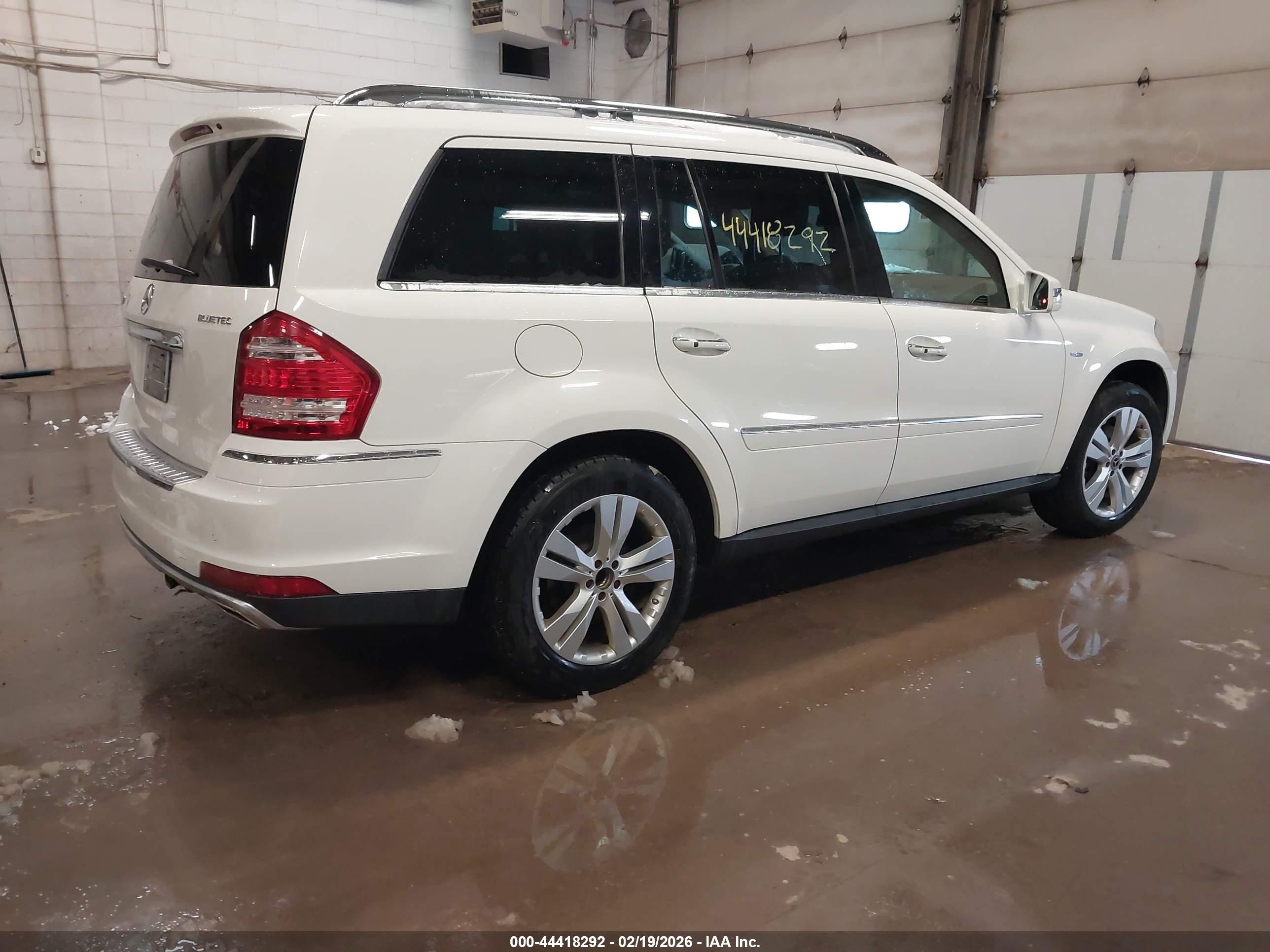 2012 Mercedes-benz Gl 350 Bluetec 4matic White vin: 4JGBF2FE5CA790069