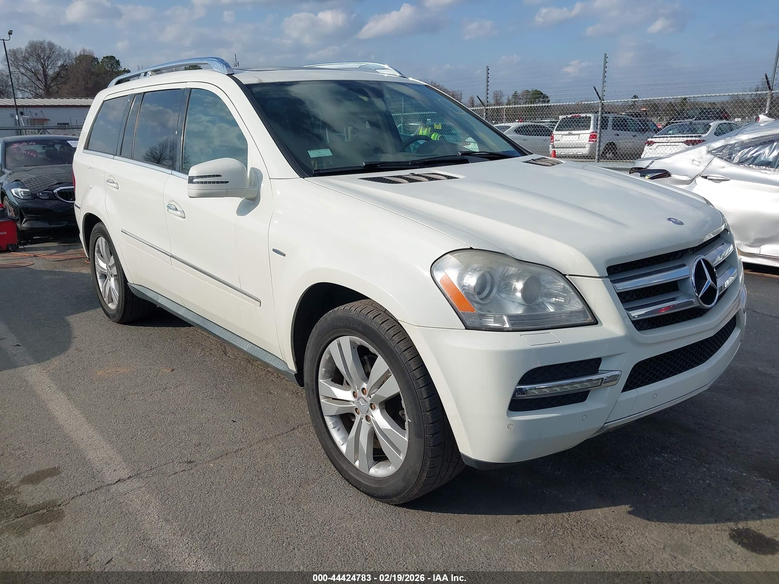 2012 Mercedes-benz Gl 350 Bluetec 4matic White vin: 4JGBF2FE5CA802592