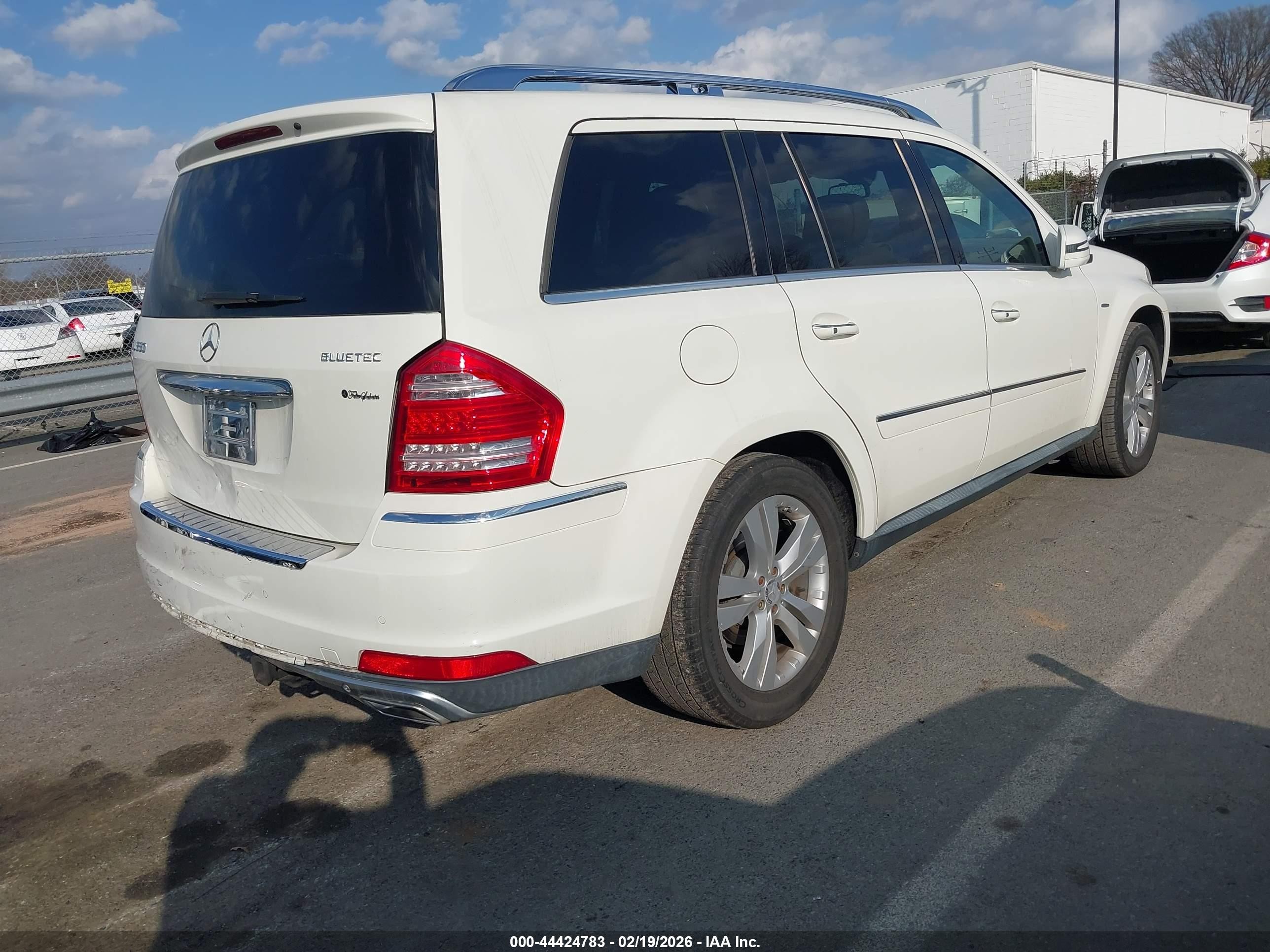 2012 Mercedes-benz Gl 350 Bluetec 4matic Белый vin: 4JGBF2FE5CA802592