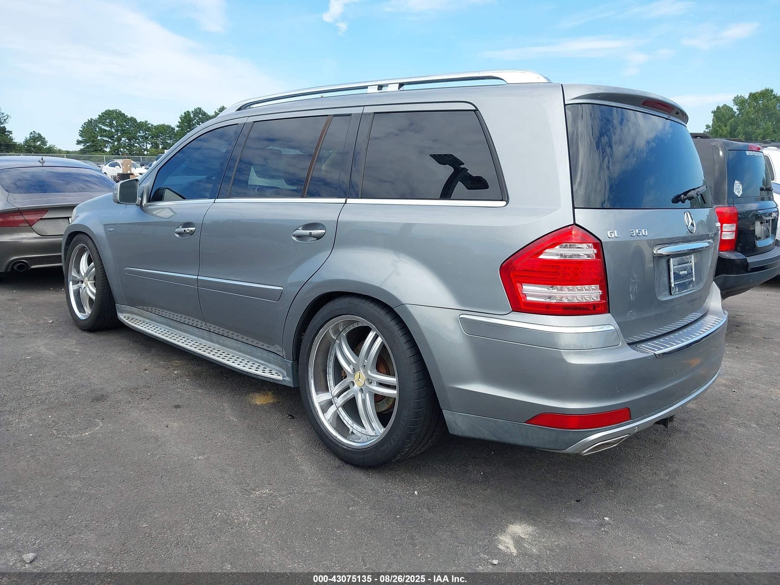 2011 Mercedes-benz Gl 350 Bluetec 4matic Gray vin: 4JGBF2FE6BA759301