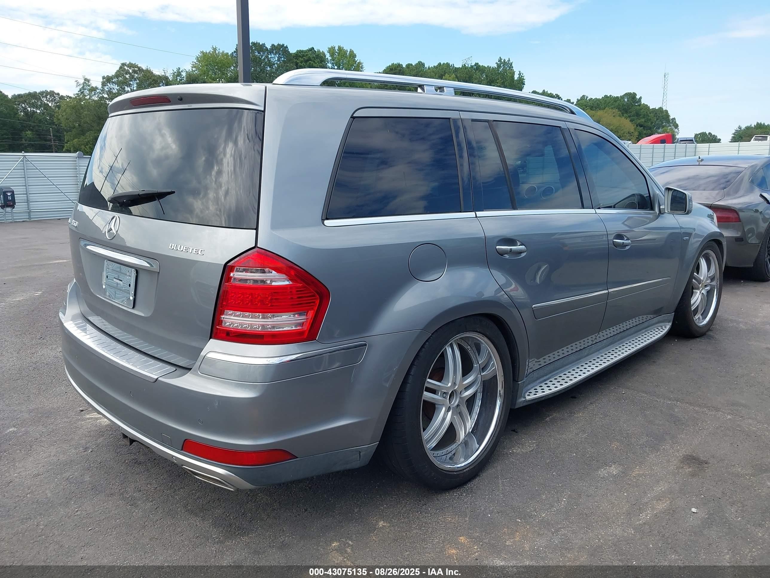2011 Mercedes-benz Gl 350 Bluetec 4matic Gray vin: 4JGBF2FE6BA759301