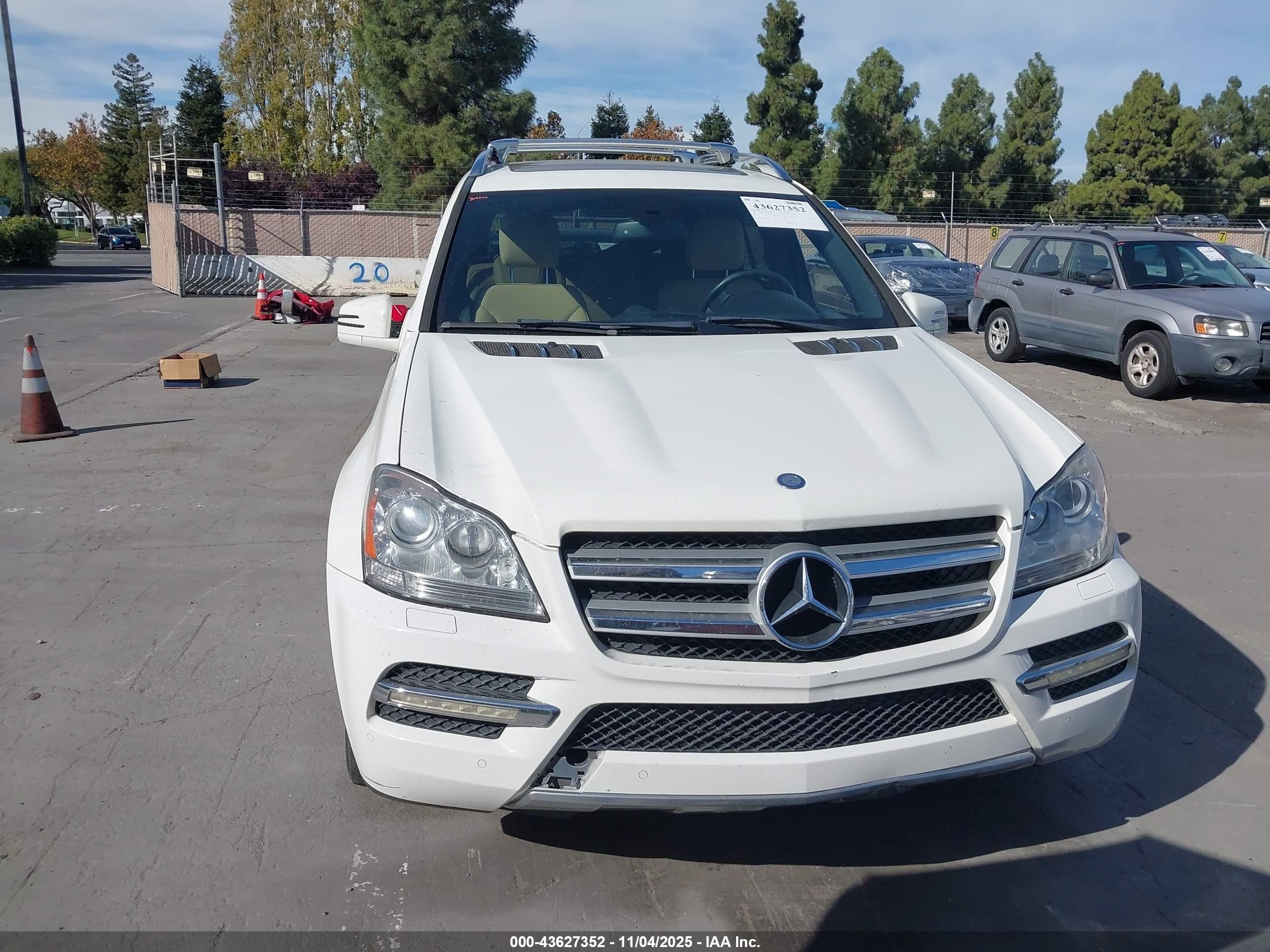 2012 Mercedes-benz Gl 350 Bluetec 4matic Белый vin: 4JGBF2FE6CA767965