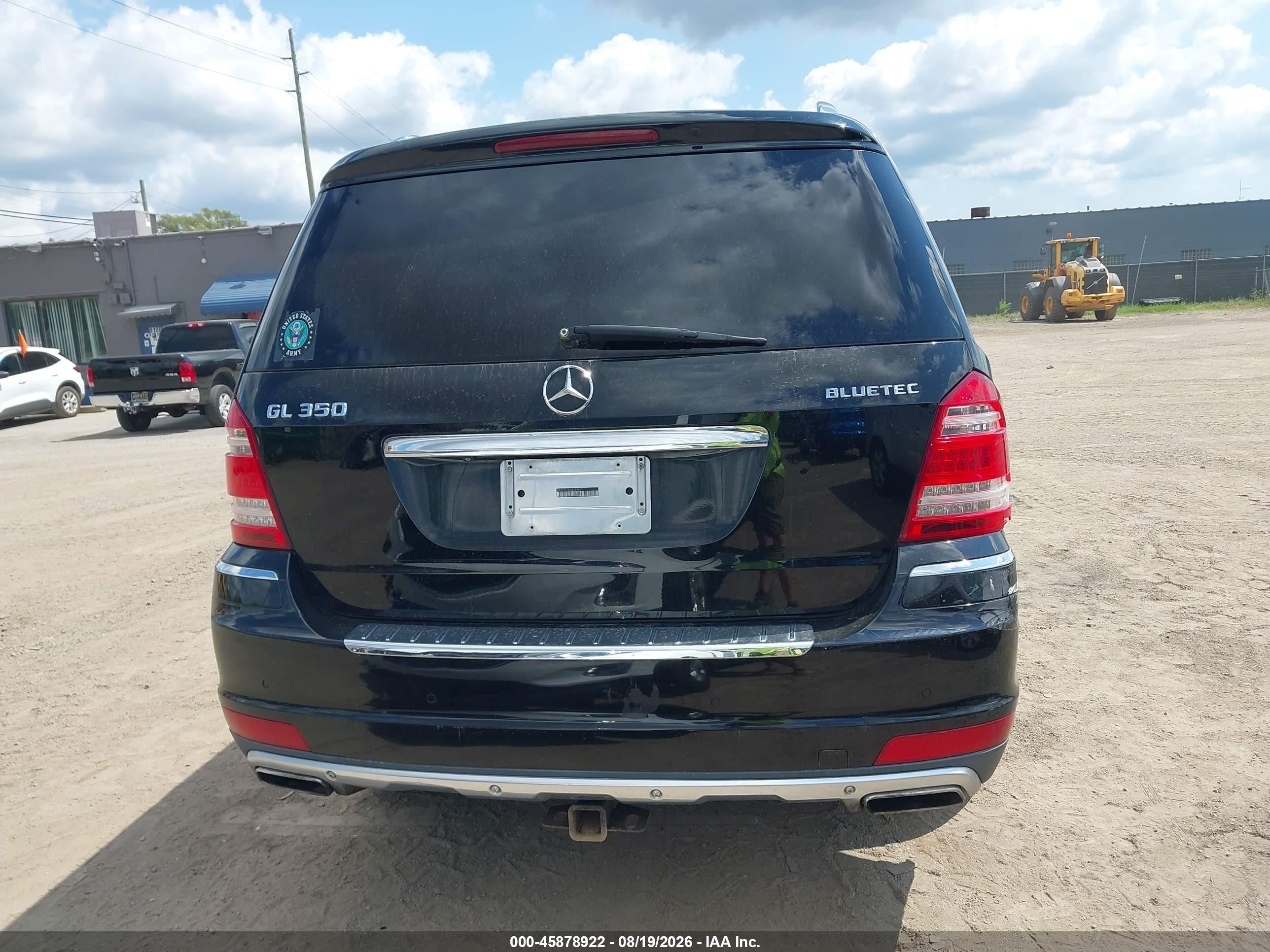 2012 Mercedes-benz Gl 350 Bluetec 4matic Black vin: 4JGBF2FE6CA794857