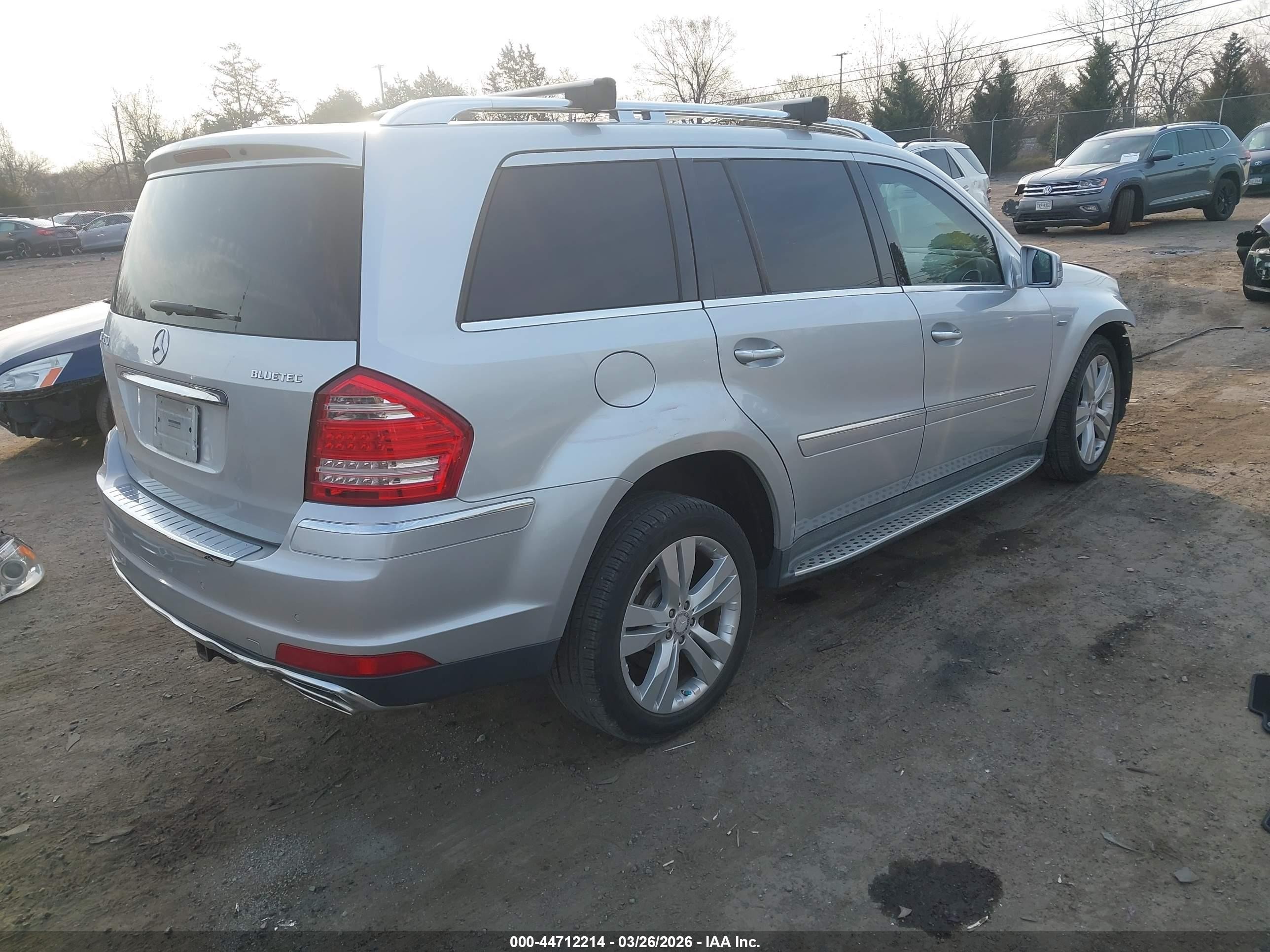 2012 Mercedes-benz Gl 350 Bluetec 4matic Серебряный vin: 4JGBF2FE6CA802634