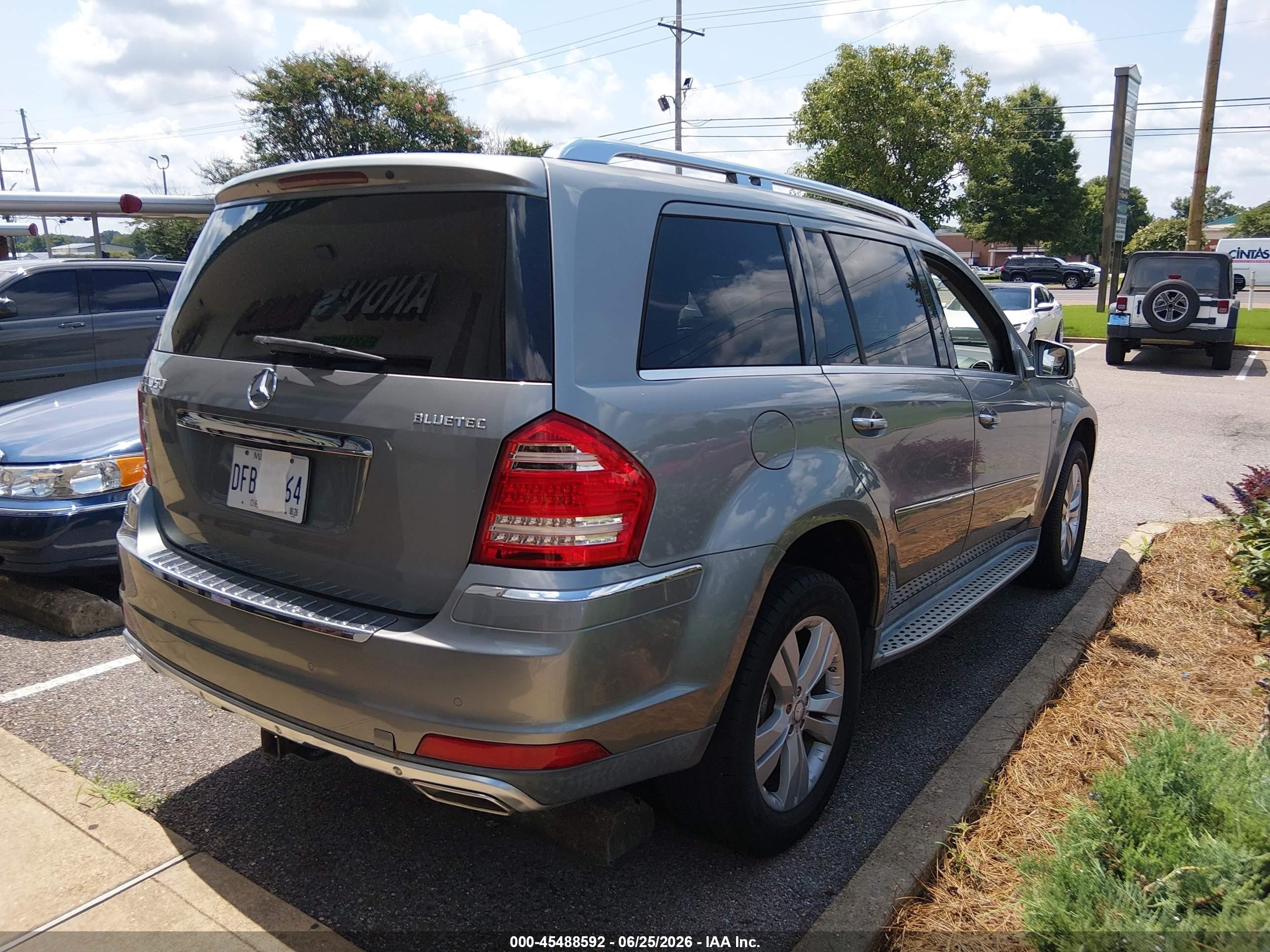 2011 Mercedes-benz Gl 350 Bluetec Silver vin: 4JGBF2FE7BA625106