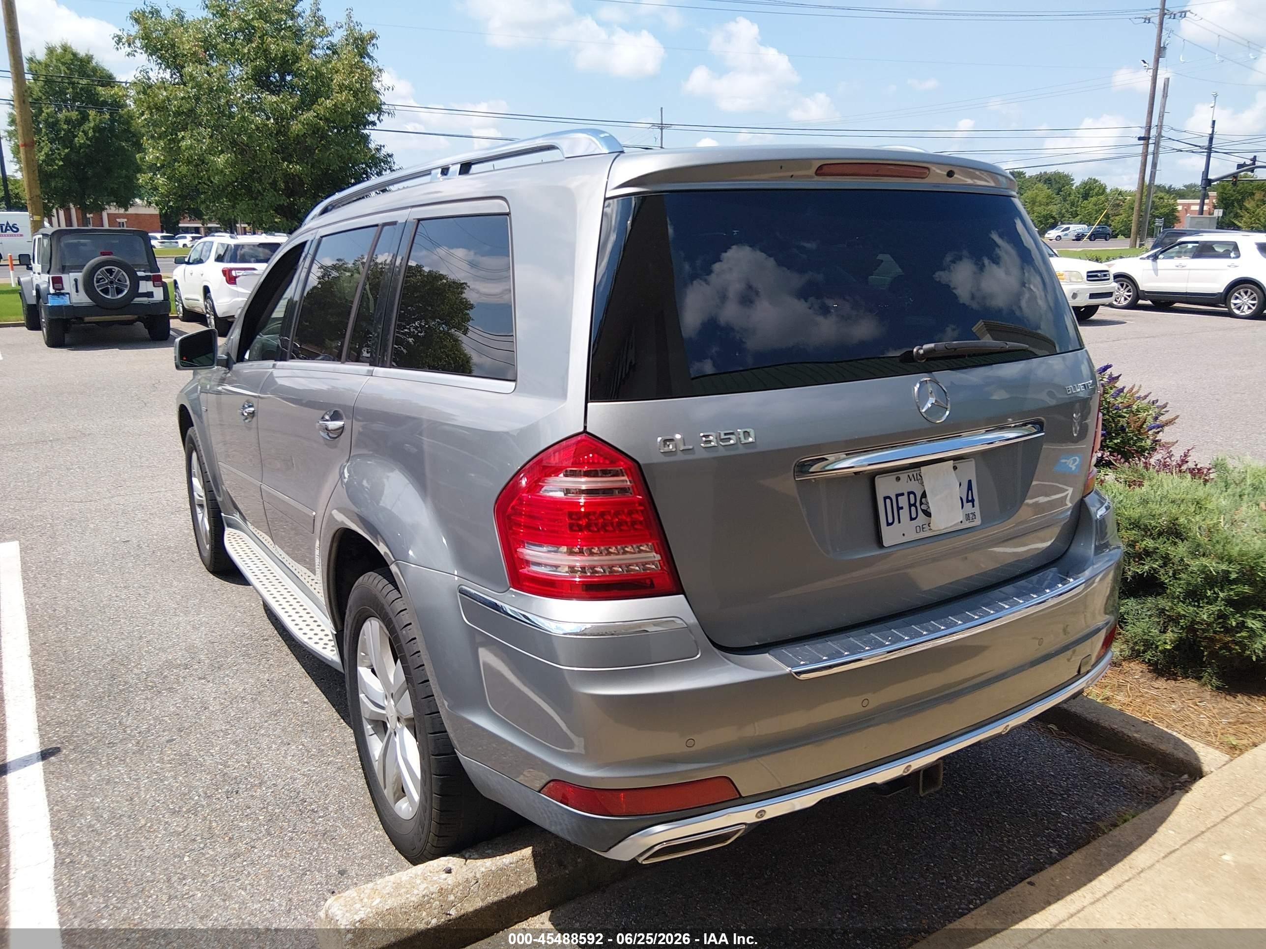 2011 Mercedes-benz Gl 350 Bluetec Silver vin: 4JGBF2FE7BA625106
