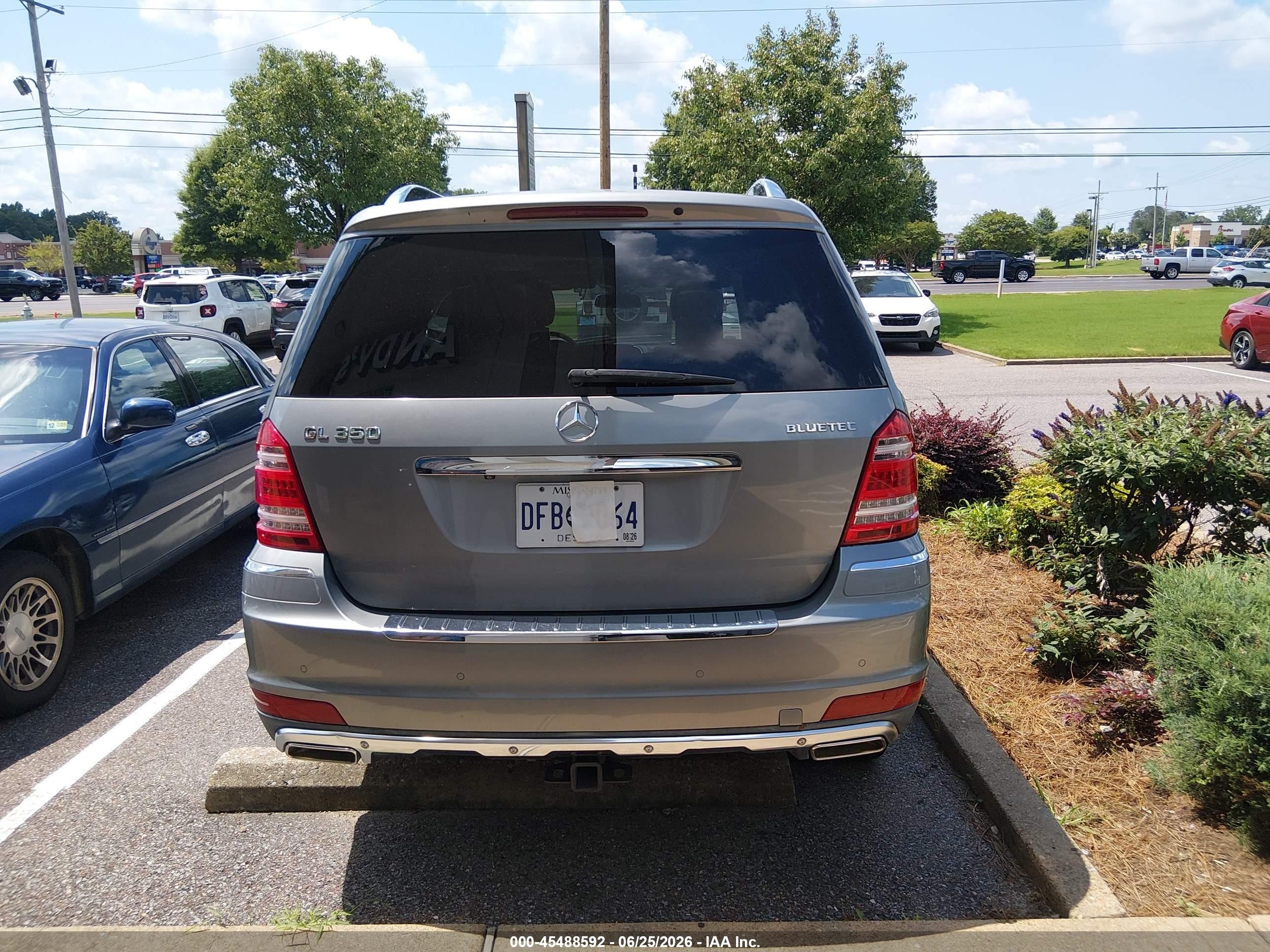 2011 Mercedes-benz Gl 350 Bluetec Silver vin: 4JGBF2FE7BA625106