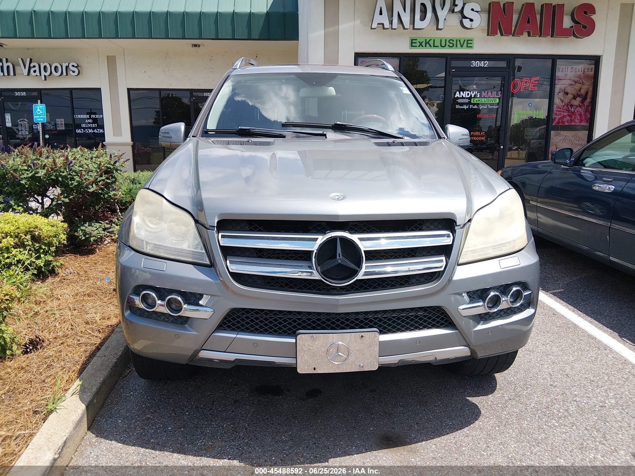 2011 Mercedes-benz Gl 350 Bluetec Silver vin: 4JGBF2FE7BA625106